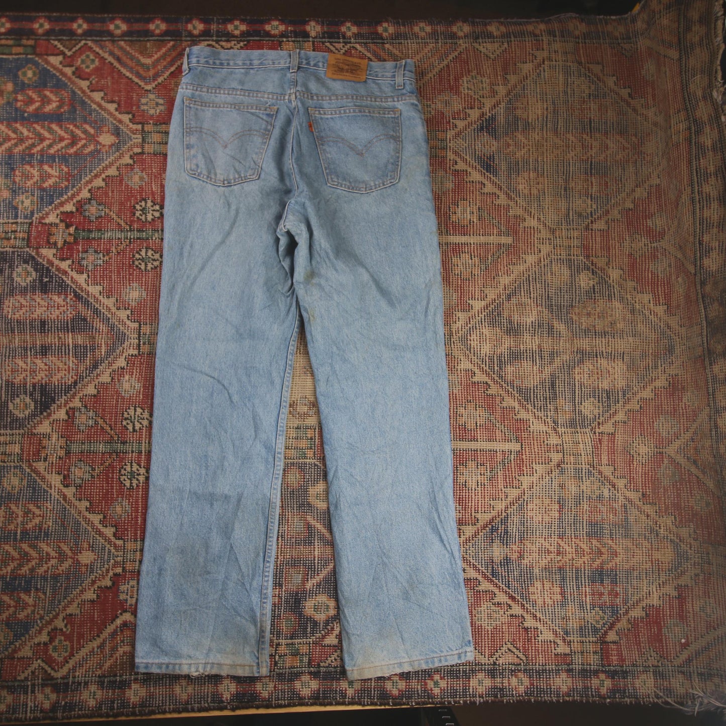 Levi's Orange Tab W32 L30 Straight Leg Blue Denim Jeans