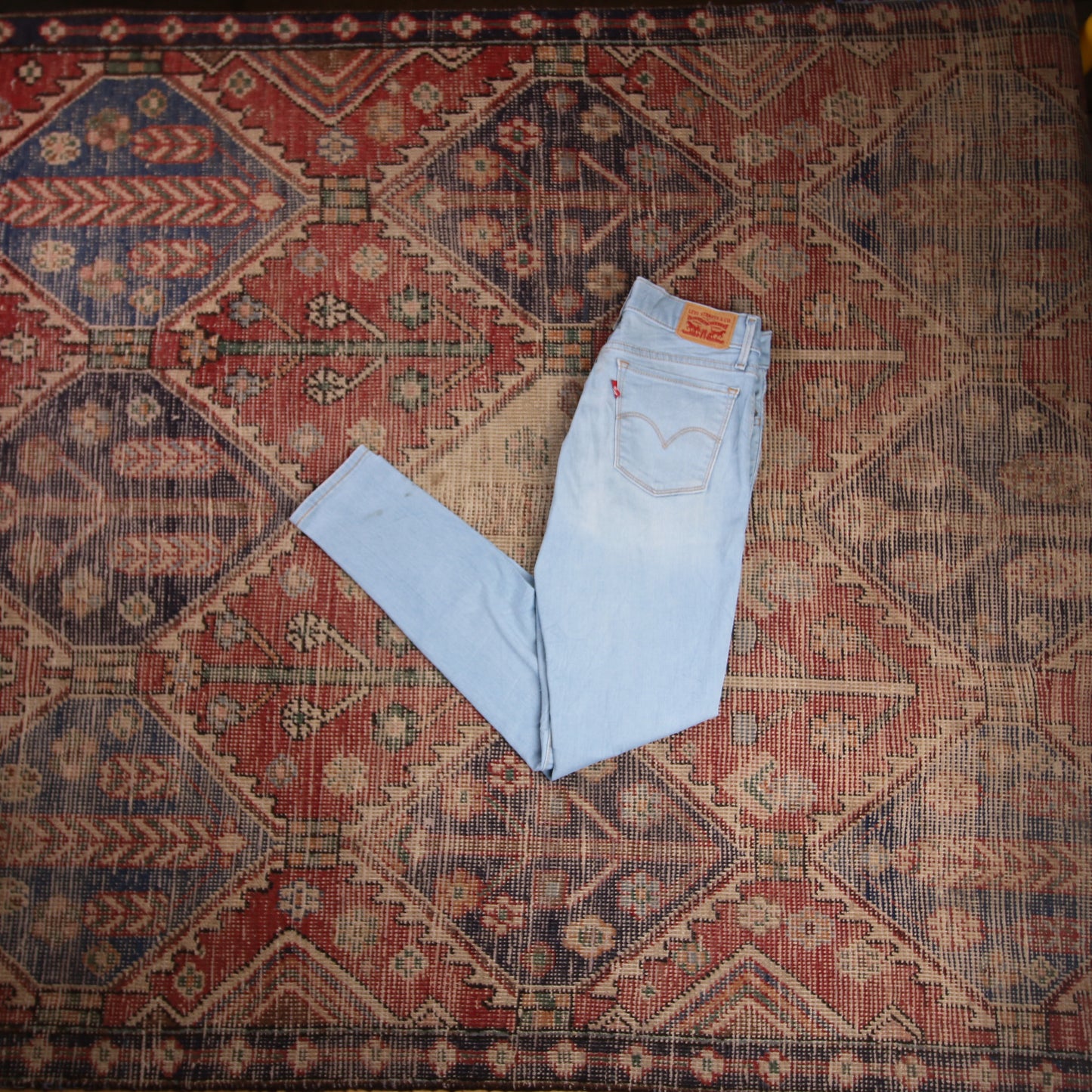 Levi's 710 W26 L26 Skinny Blue Denim Jeans