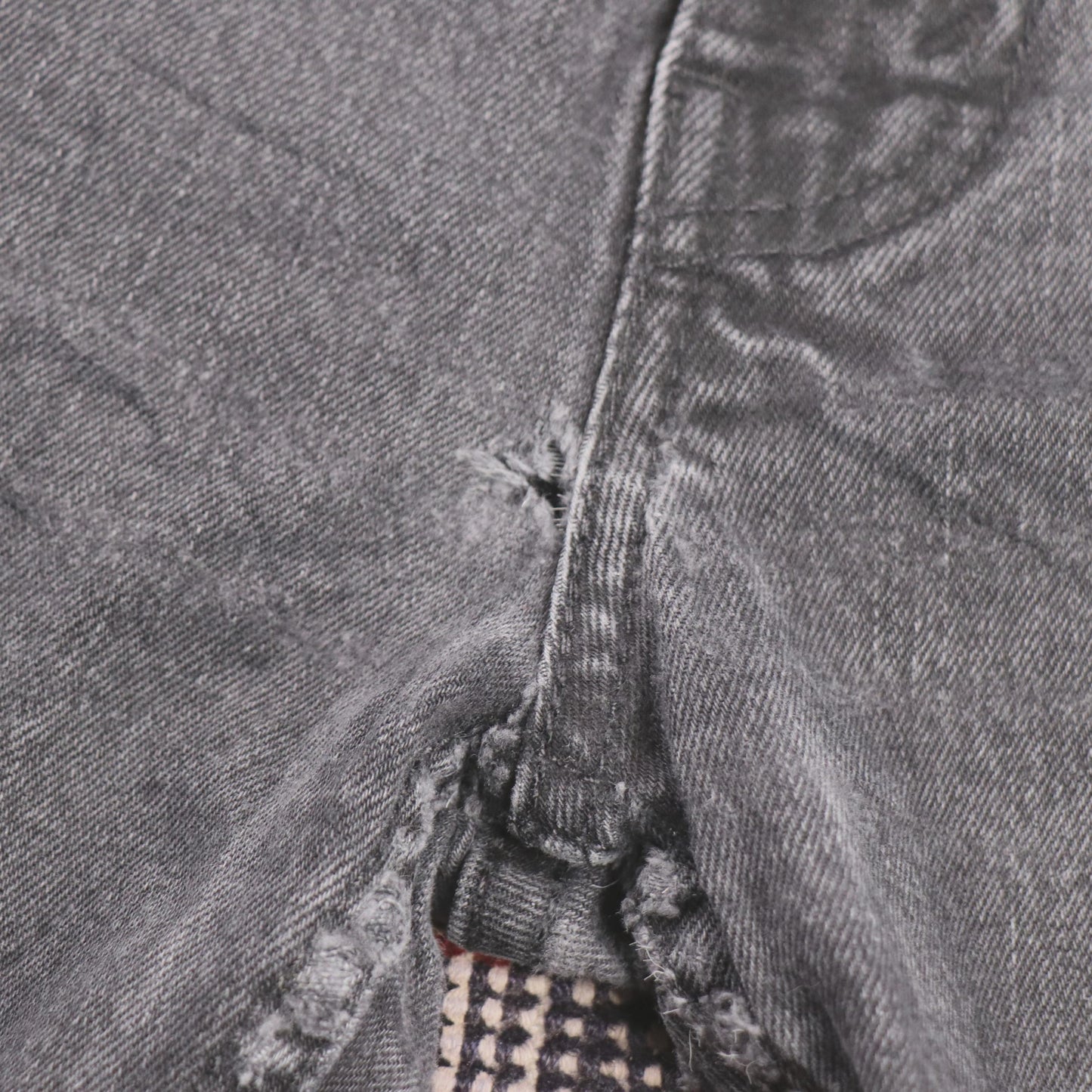 Levi's 514 W40 L31 Straight Leg Black Denim Jeans