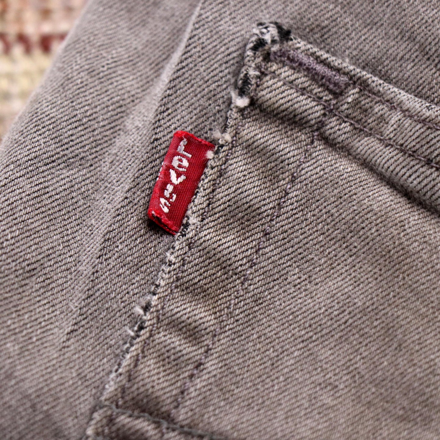 Levi's 512 W32 L30 Tapered Leg Slim Fit Grey Denim Jeans