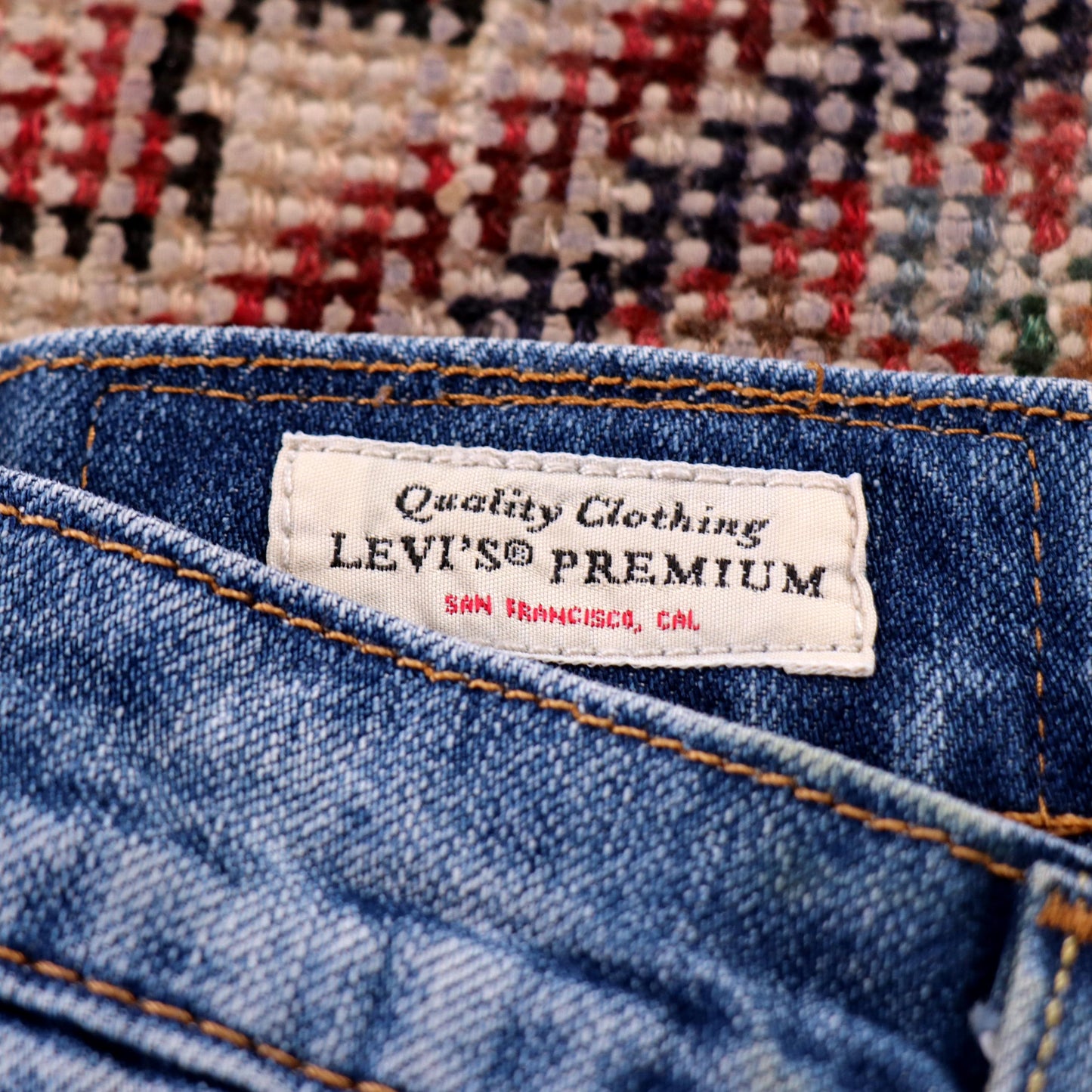 Levi's 512 W32 L28 Tapered Leg Slim Fit Blue Denim Jeans