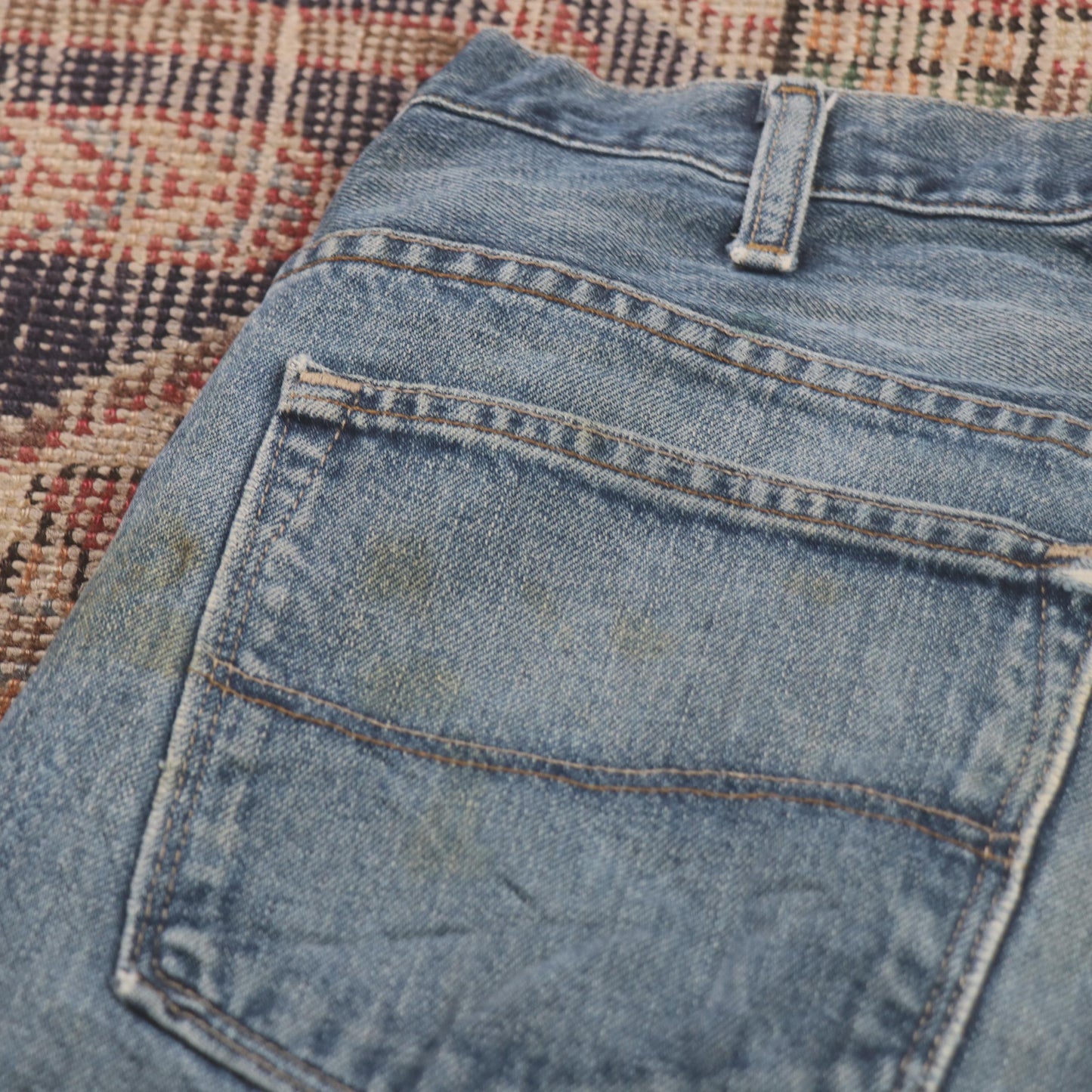 Lee W34 L30 Bootcut Relaxed Fit Classic Ripped Style Blue Denim Jeans