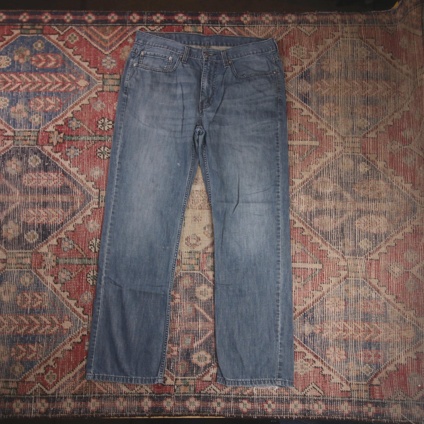 Levi's 514 W34 L29 Straight Leg Blue Denim Jeans