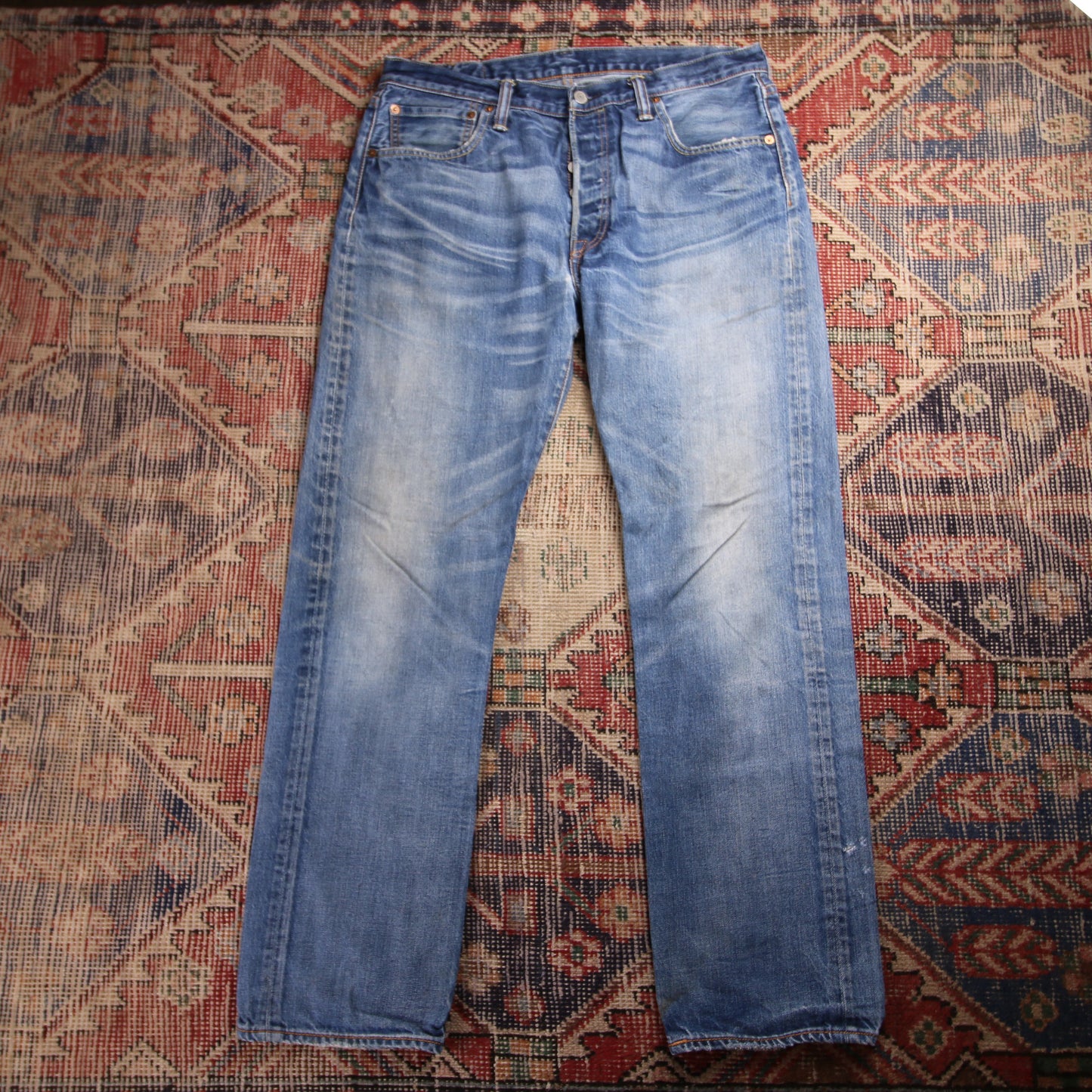 Levi's 501 W32 L30 Original Fit Blue Denim Jeans