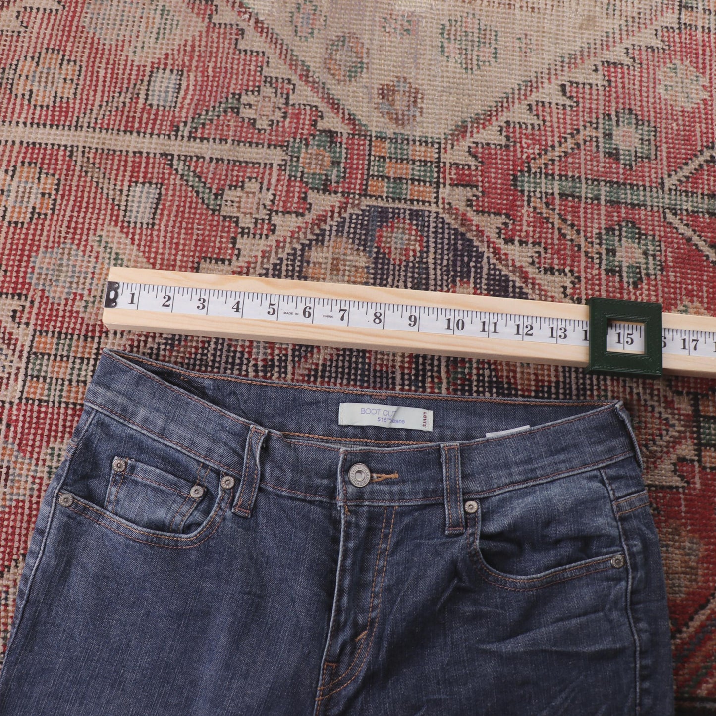 Levi's 512 Red Tab W30 L31 Tapered Leg Slim Fit Blue Denim Jeans
