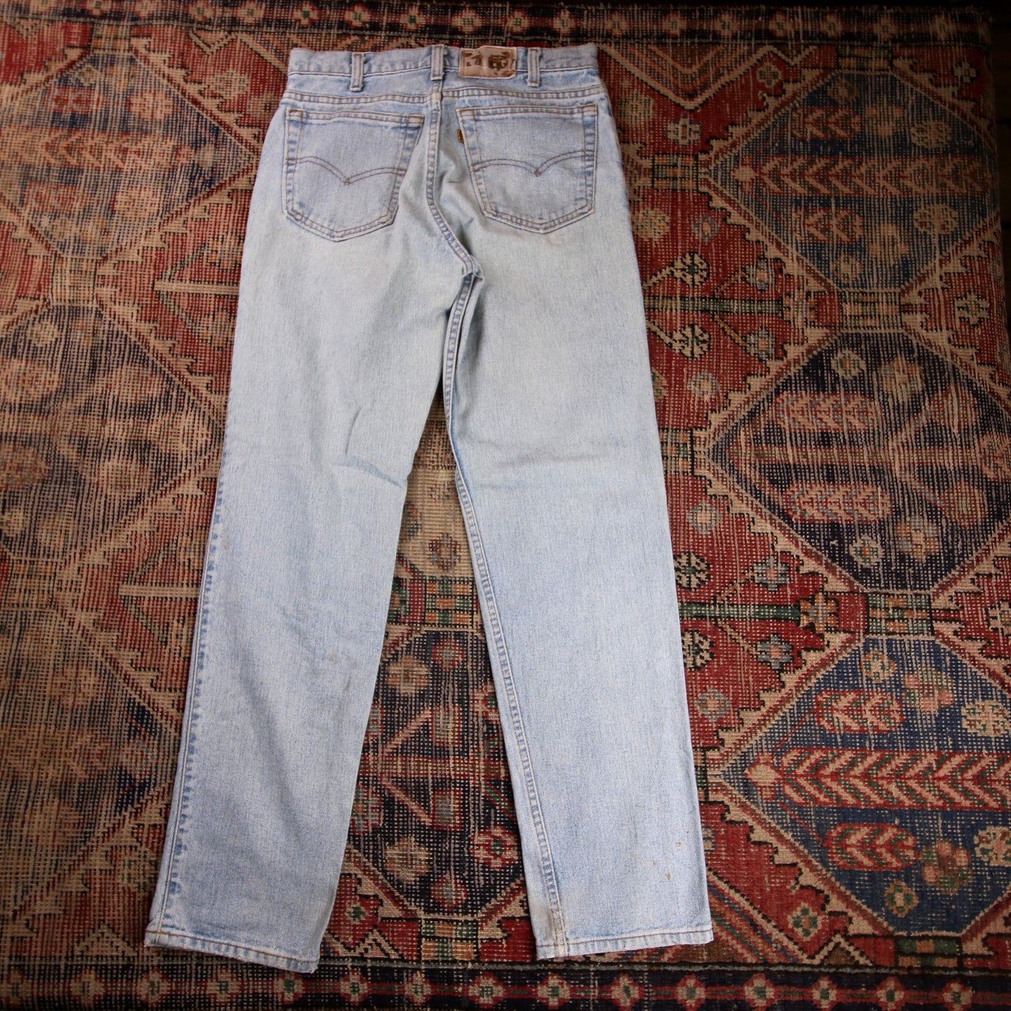 Levi's Orange Tab W30 L31 Tapered Leg Loose Fit Blue Denim Jeans