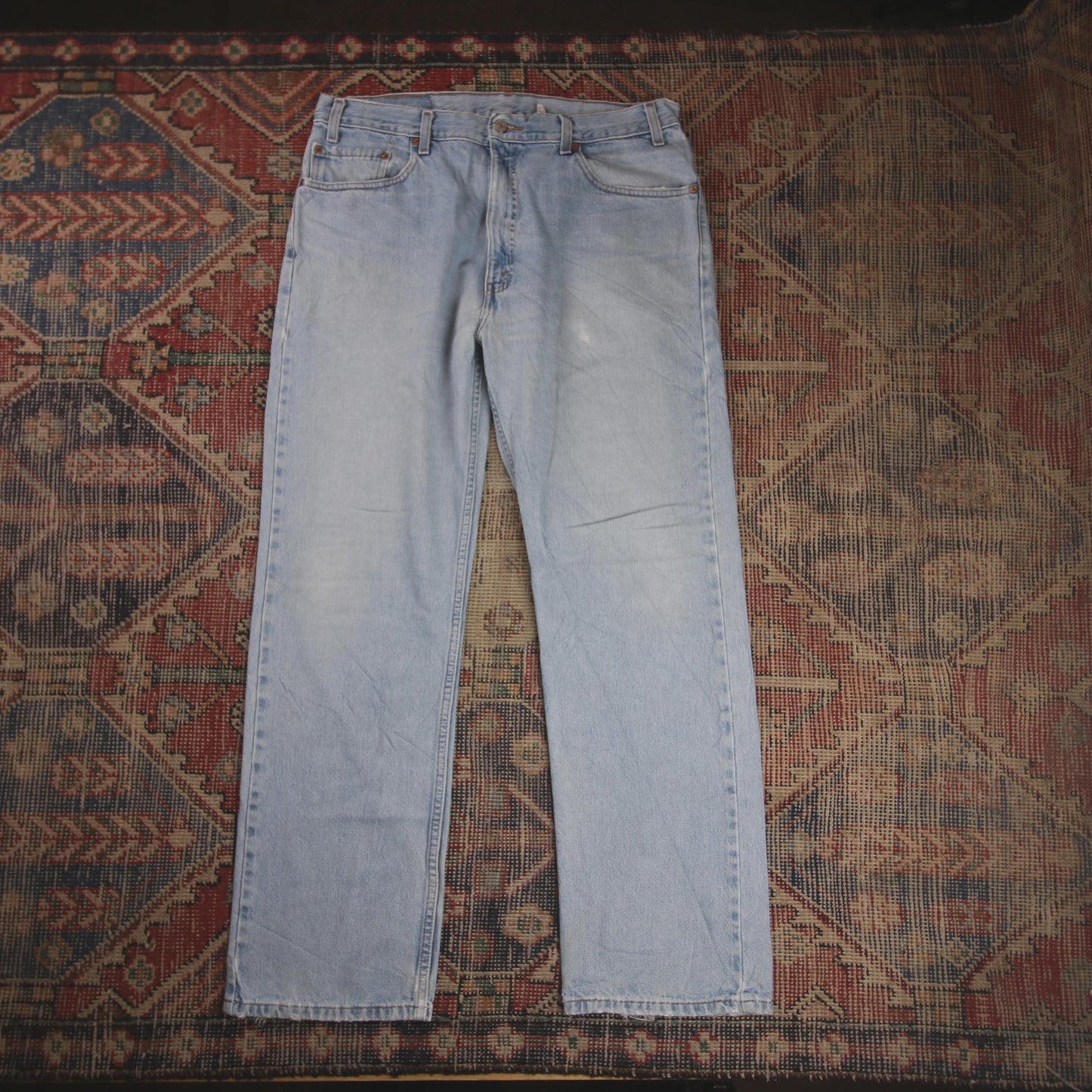 Levi's 505 W36 L29 Straight Leg Regular Fit Blue Denim Jeans