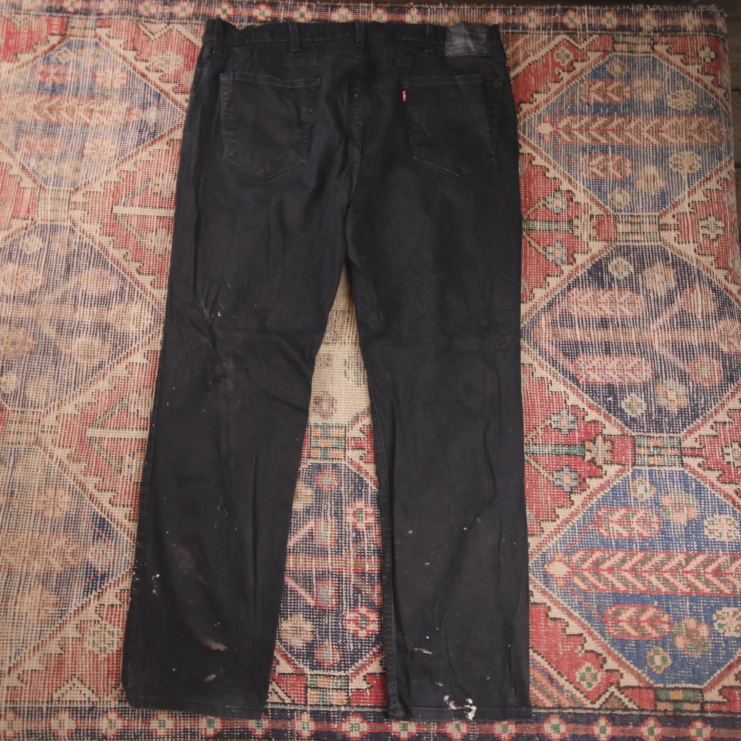 Levi's 541 W40 L30 Tapered Leg Black Denim Jeans