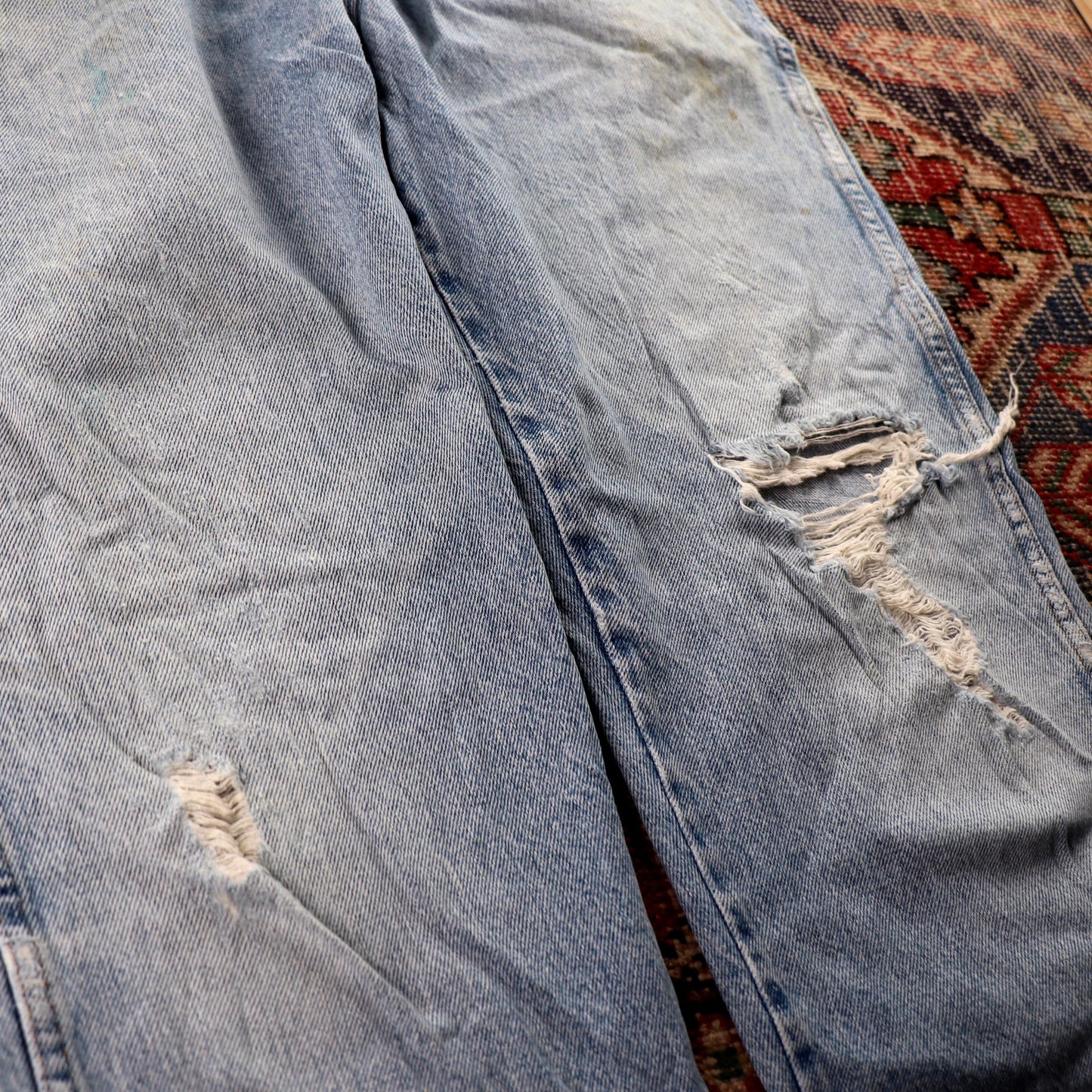 Wrangler W36 L31 Straight Leg Blue Denim Jeans