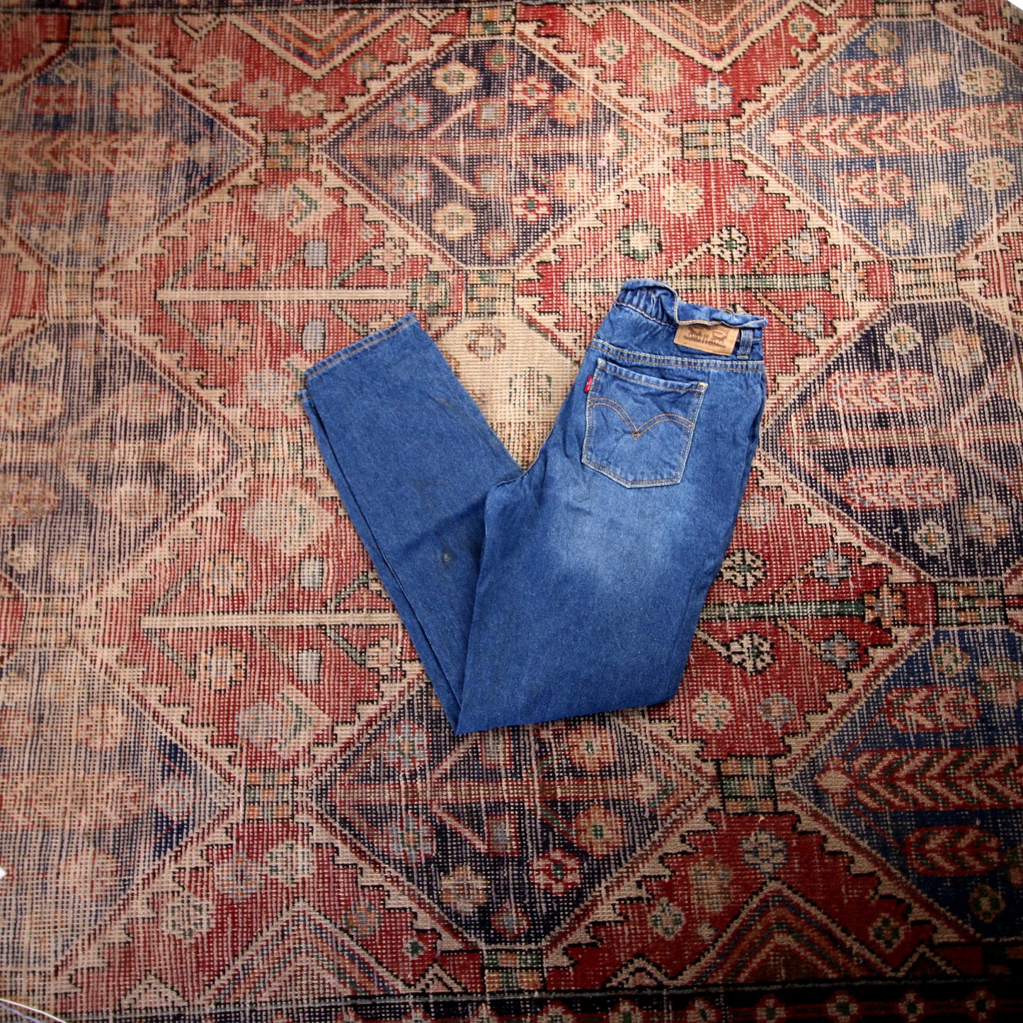 Levi's W28 L27 Skinny Blue Denim Jeans