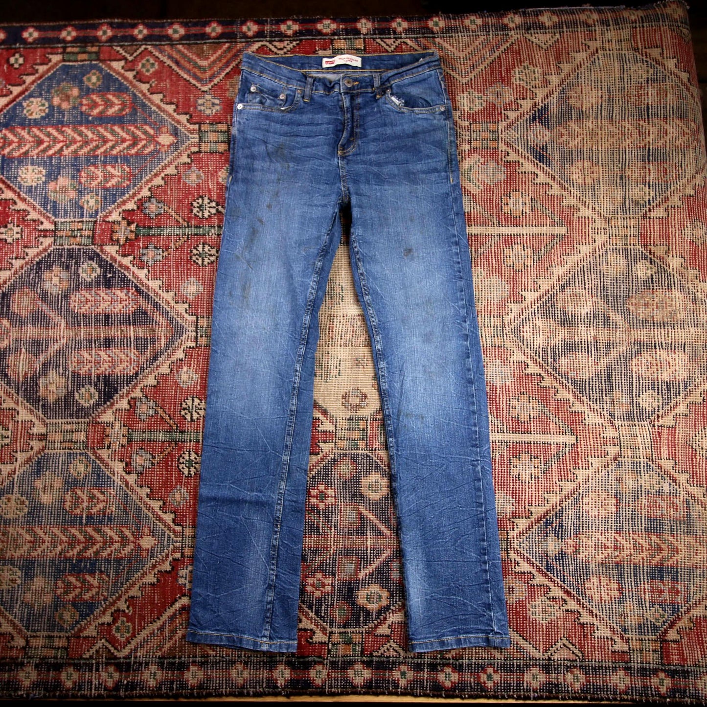 Levi's 502 W30 L30 Tapered Leg Regular Fit Blue Denim Jeans