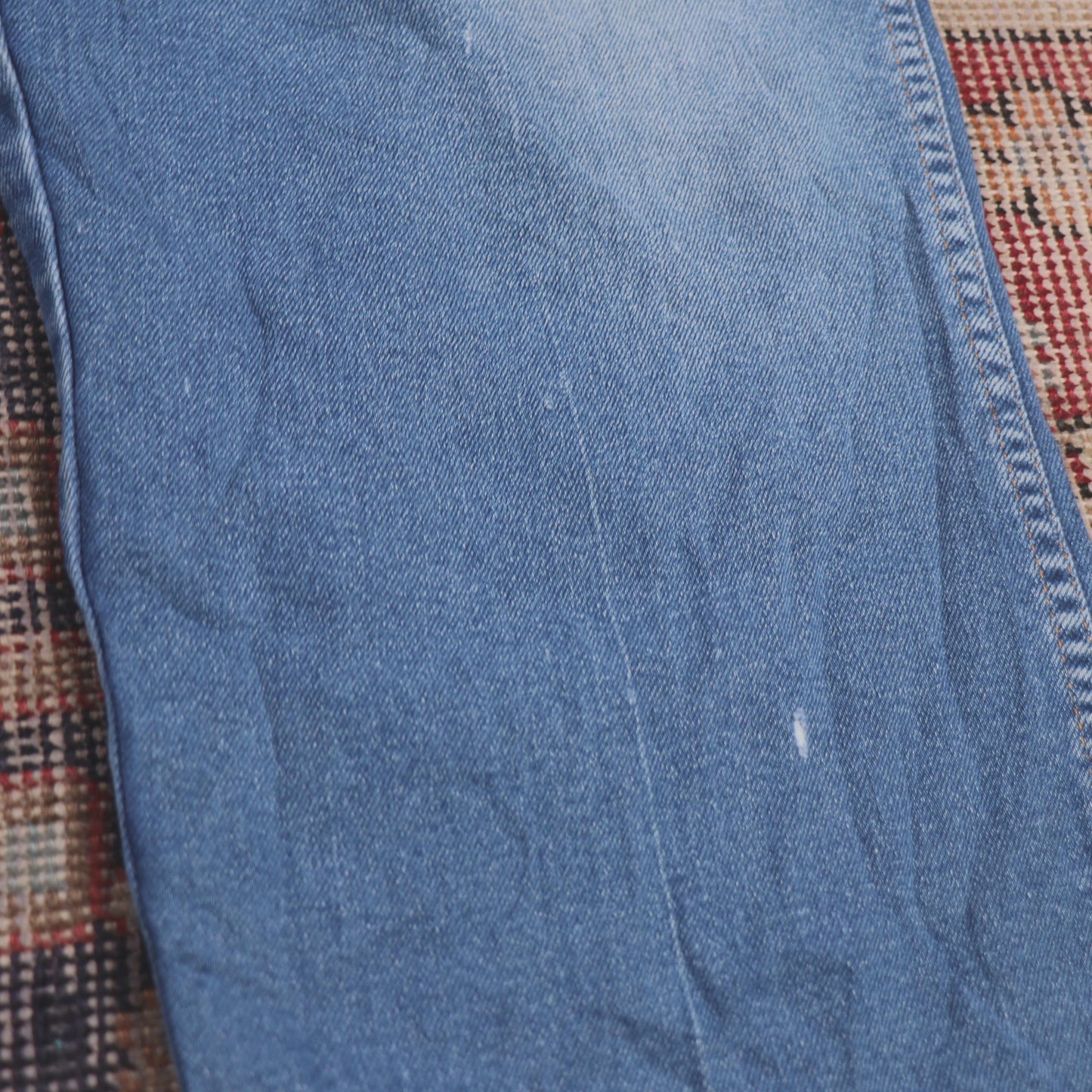Wrangler W44 L27 Straight Leg Relaxed Fit Blue Denim Jeans