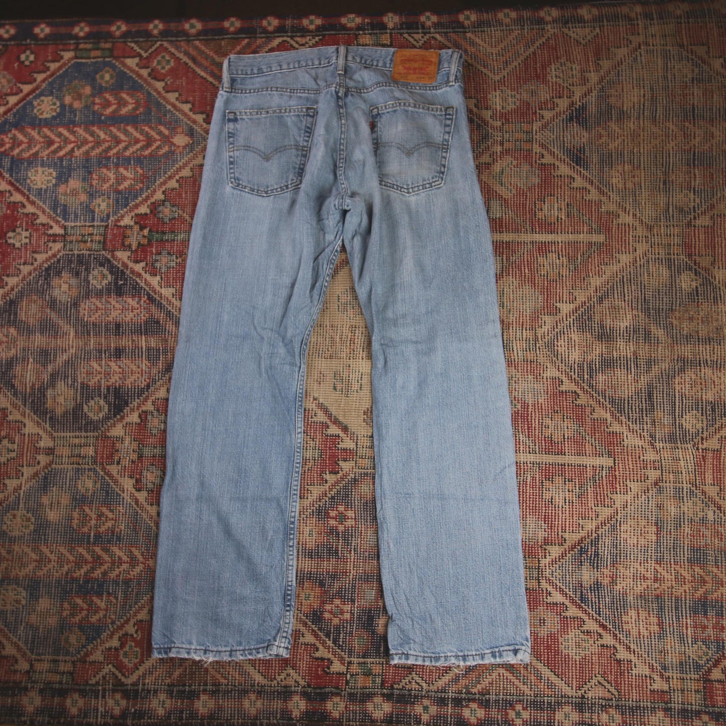 Levi's 514 W34 L29 Straight Leg Blue Denim Jeans