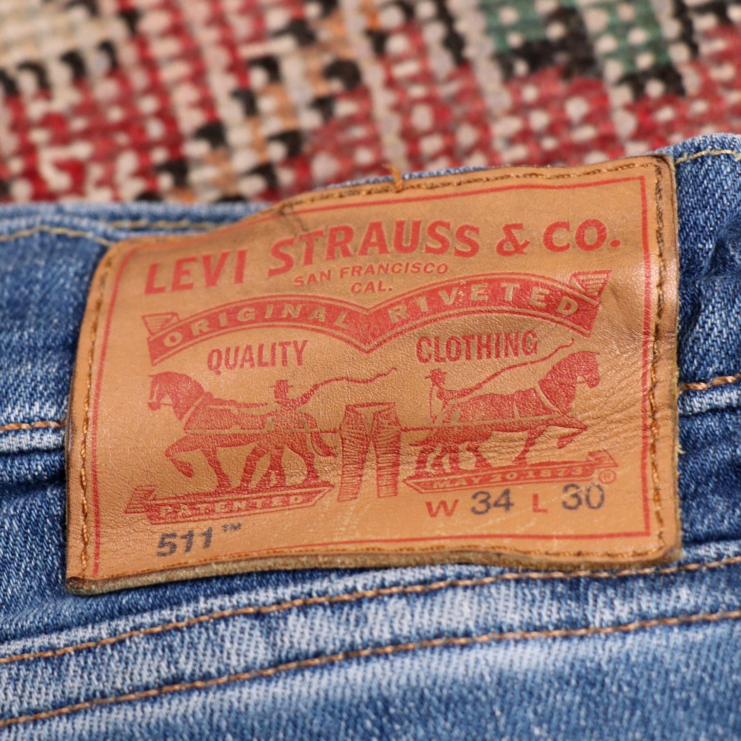 Levi's 511 W32 L29 Slim Fit Blue Denim Jeans