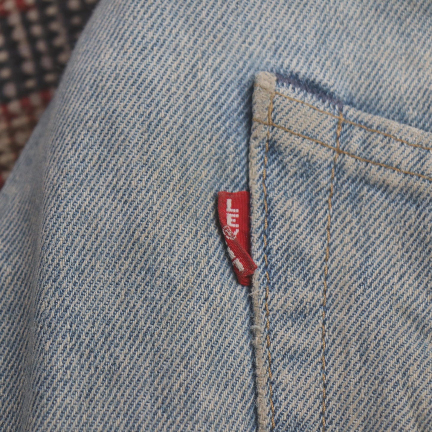 Levi's 551 W38 L31 Straight Leg Loose Fit Blue Denim Jeans