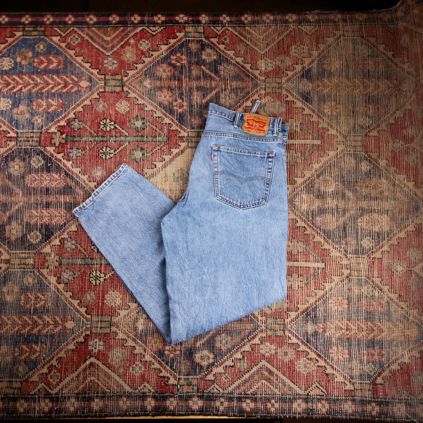 Levi's 560 W38 L32 Comfort Fit Blue Denim Jeans