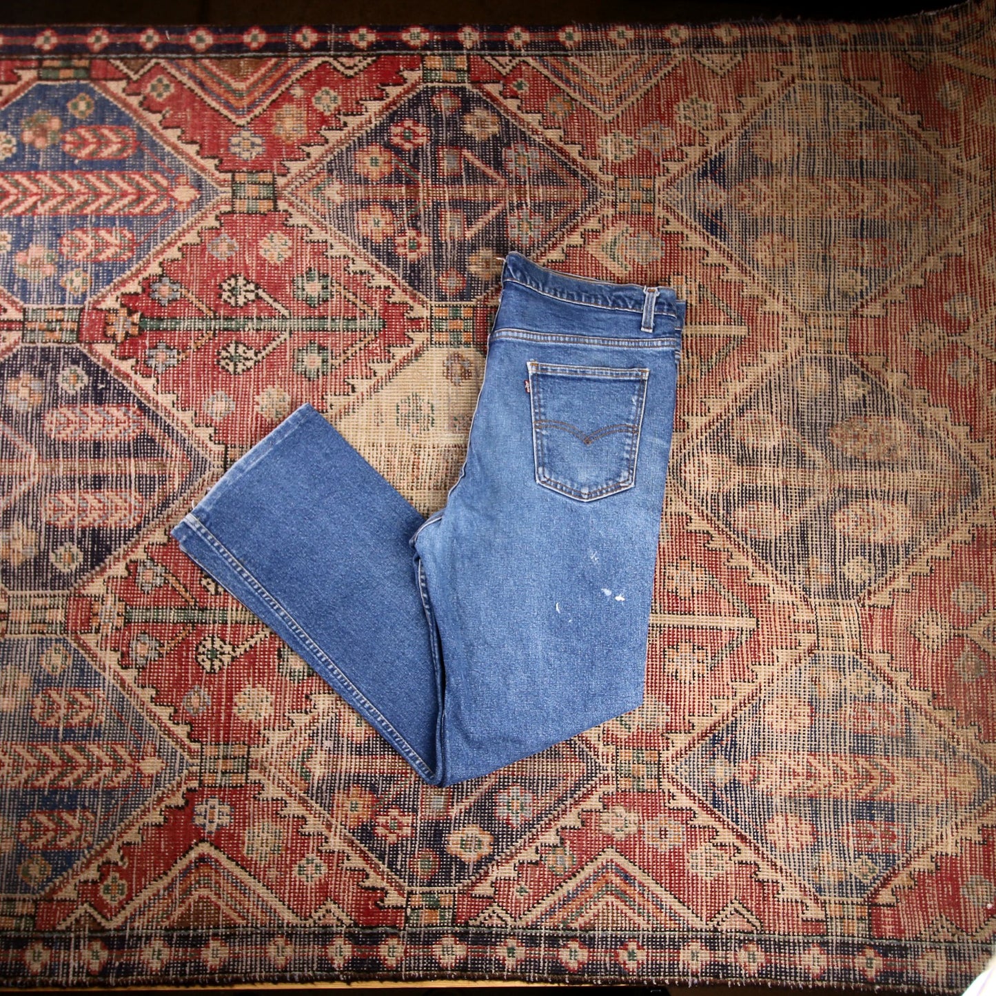 Levi's W36 L30 Bootcut Blue Denim Jeans