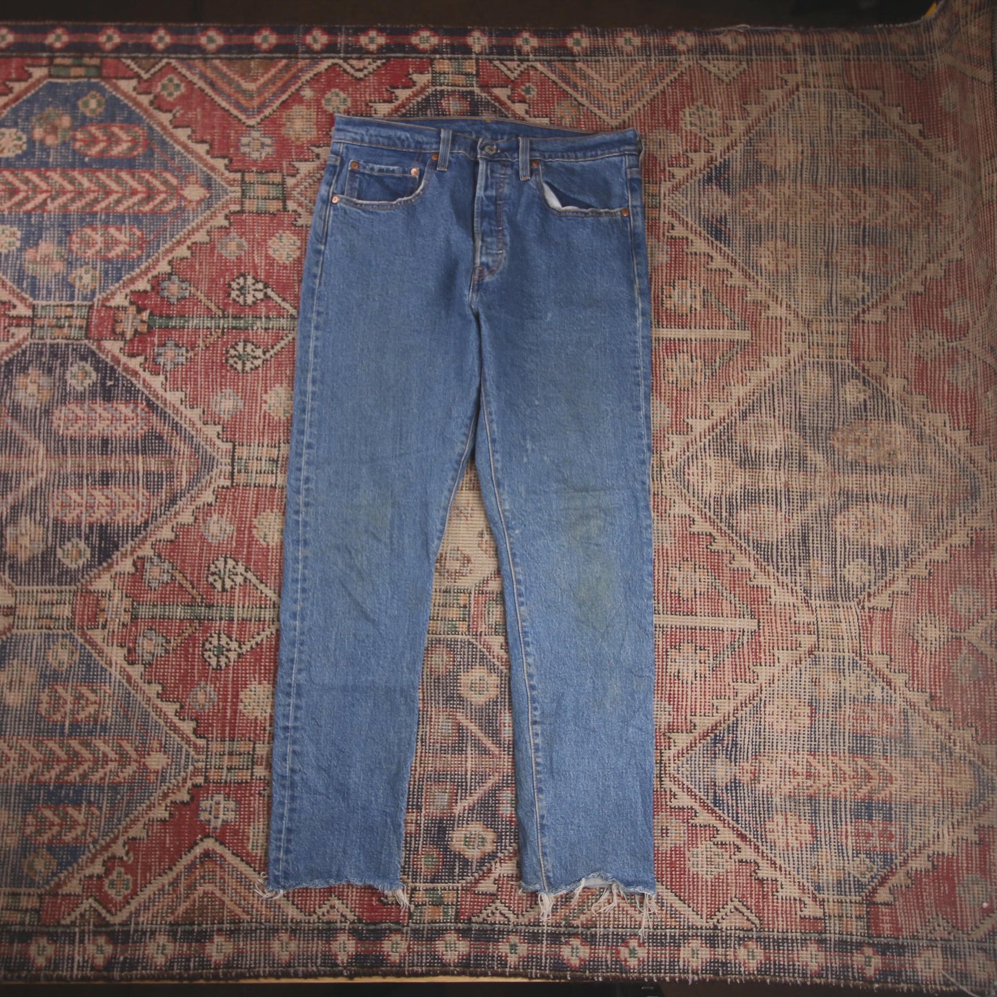 Levi's 501 W30 L28 Original Fit Blue Denim Jeans