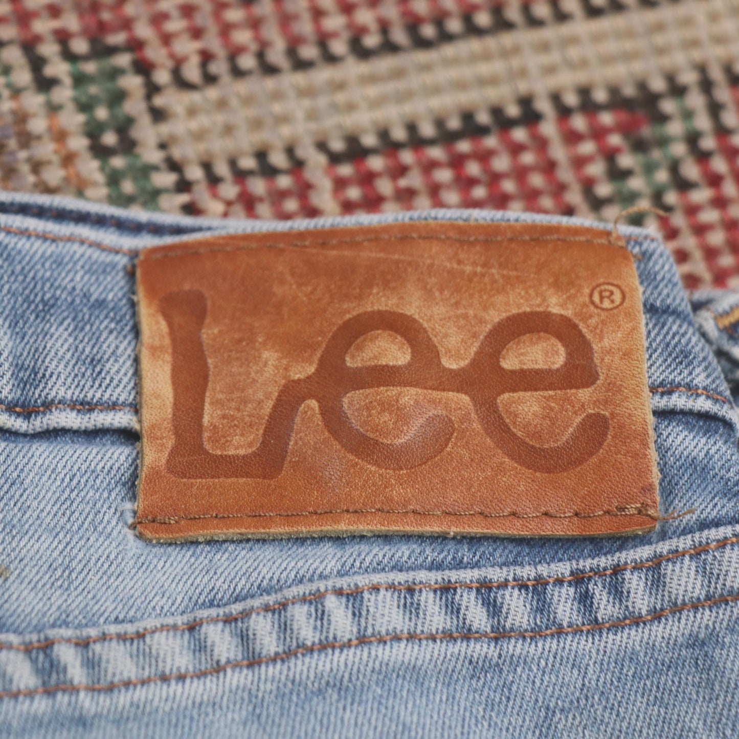 Lee W30 L30 Skinny Classic Ripped Style Blue Denim Jeans