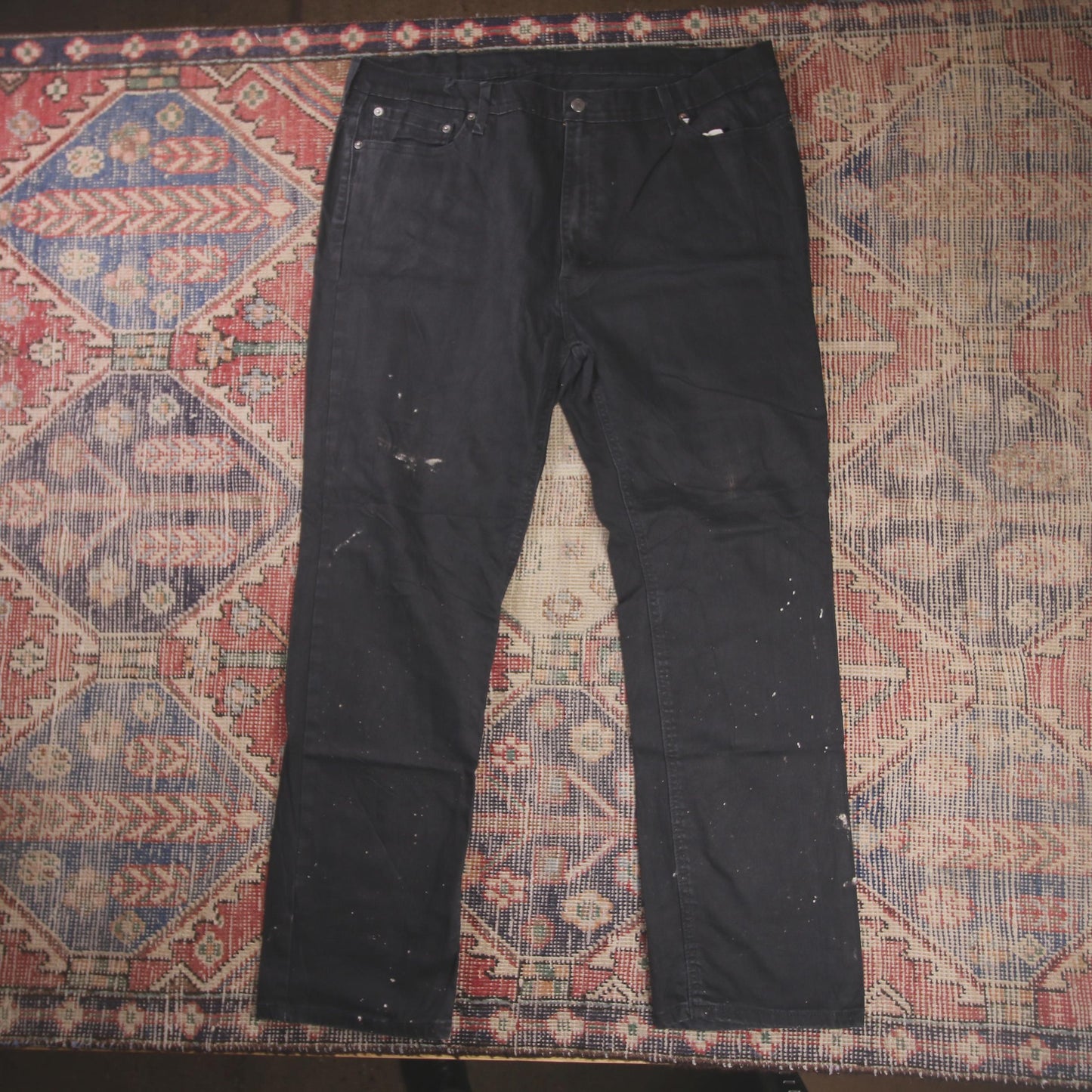 Levi's 541 W40 L30 Tapered Leg Black Denim Jeans