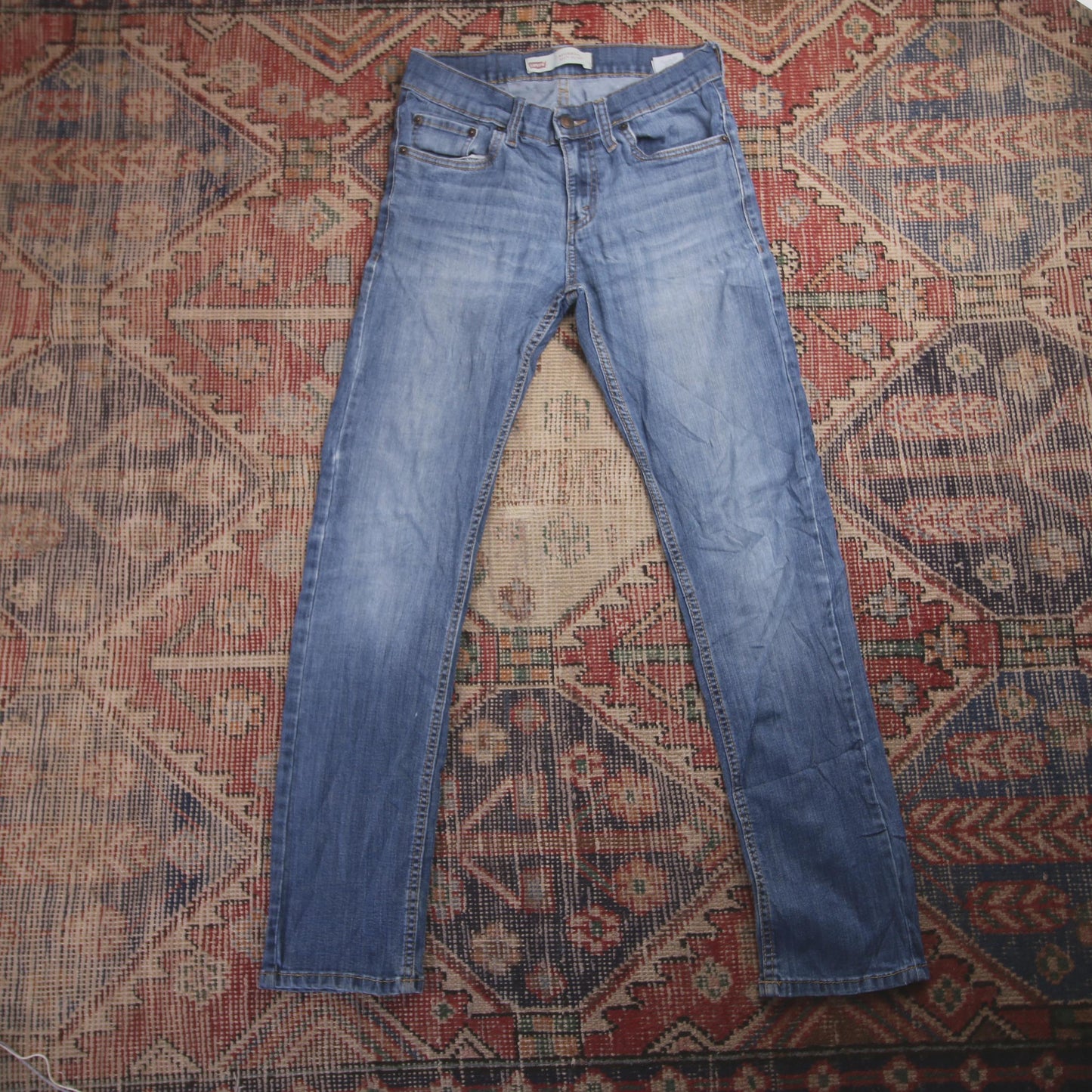 Levi's 511 W28 L29 Slim Fit Blue Denim Jeans