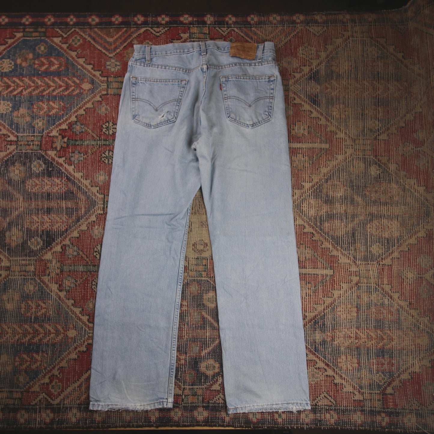 Levi's 505 W36 L29 Straight Leg Regular Fit Blue Denim Jeans