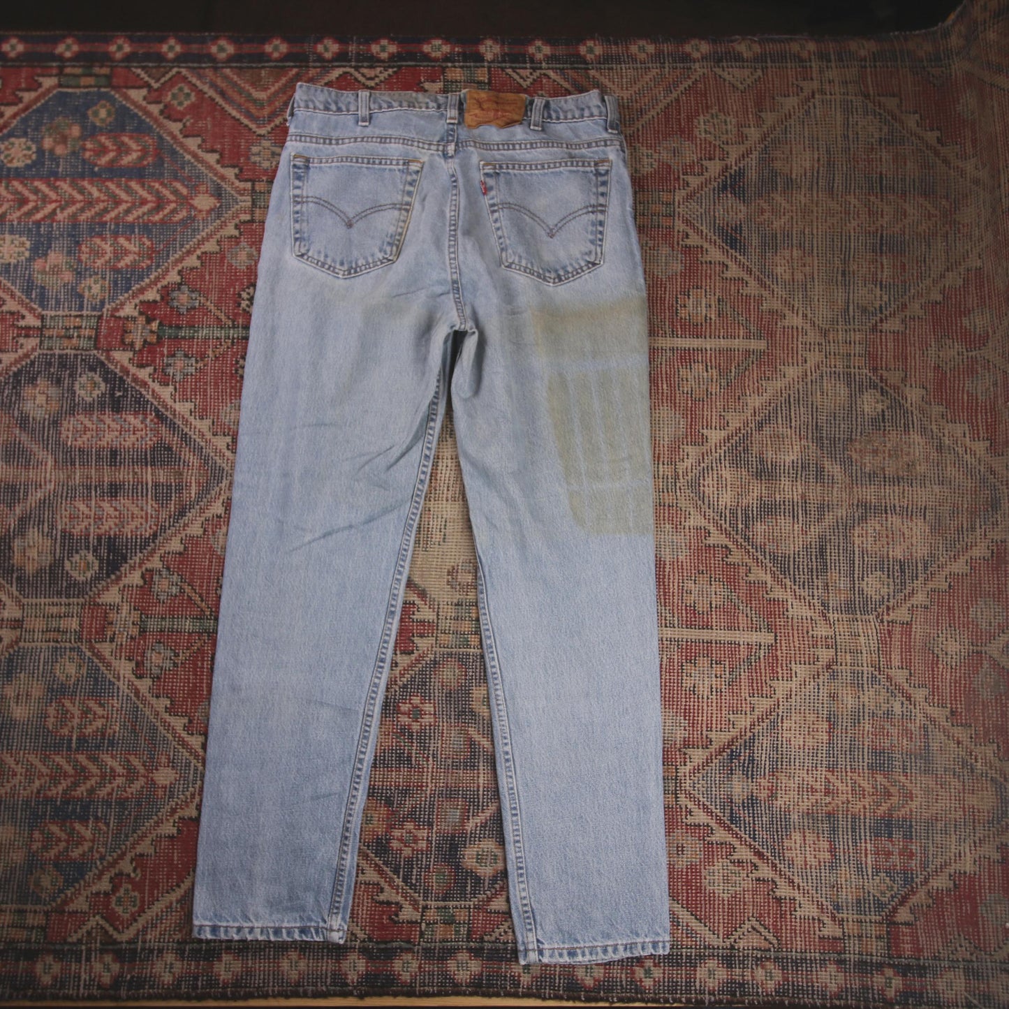 Levi's W34 L30 Tapered Leg Relaxed Fit Blue Denim Jeans