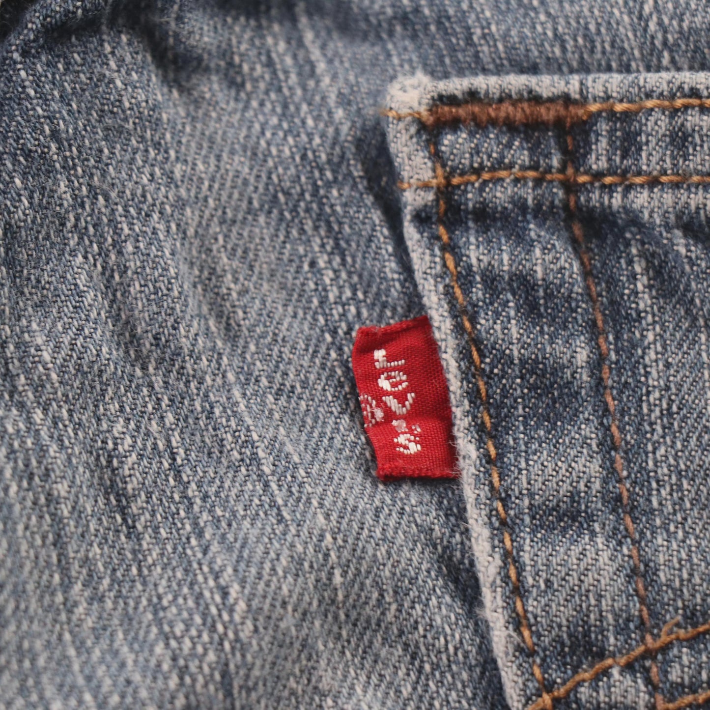 Levi's 515 Red Tab W32 L32 Flared Blue Denim Jeans