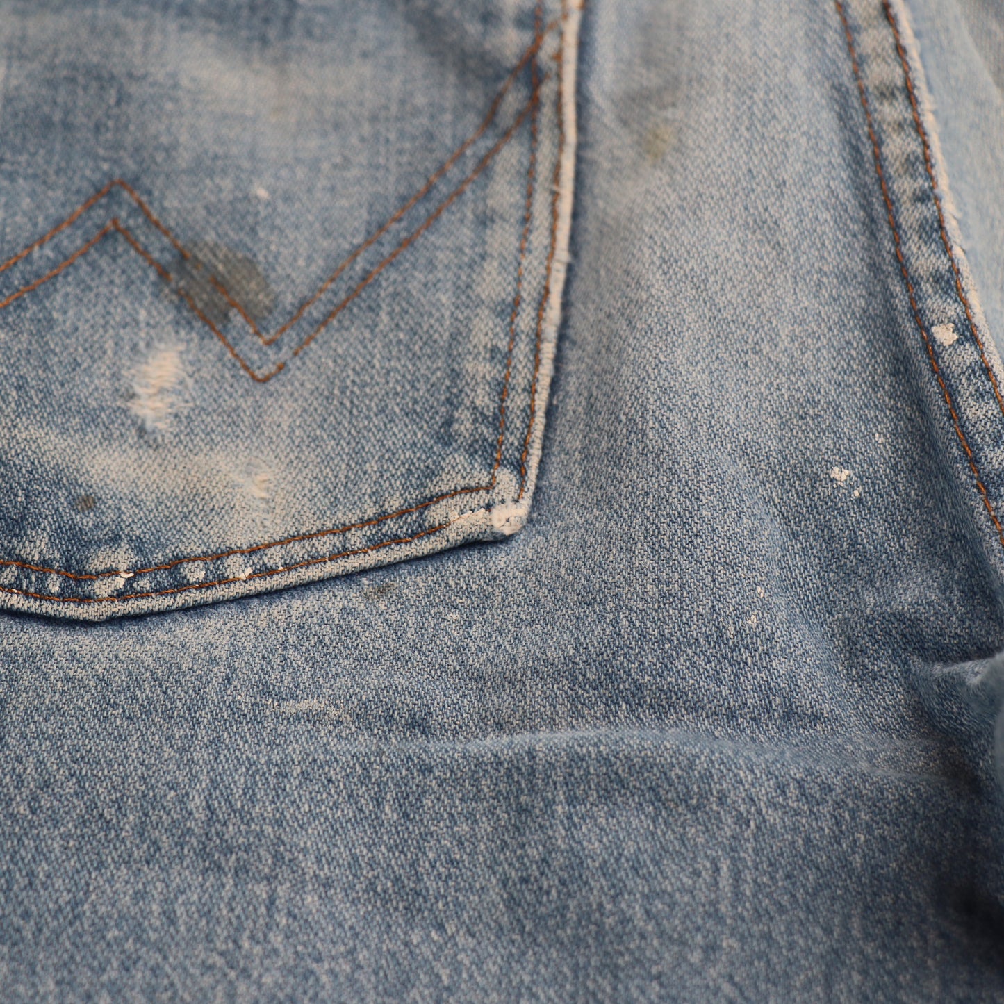 Wrangler W28 L33 Straight Leg Blue Denim Jeans
