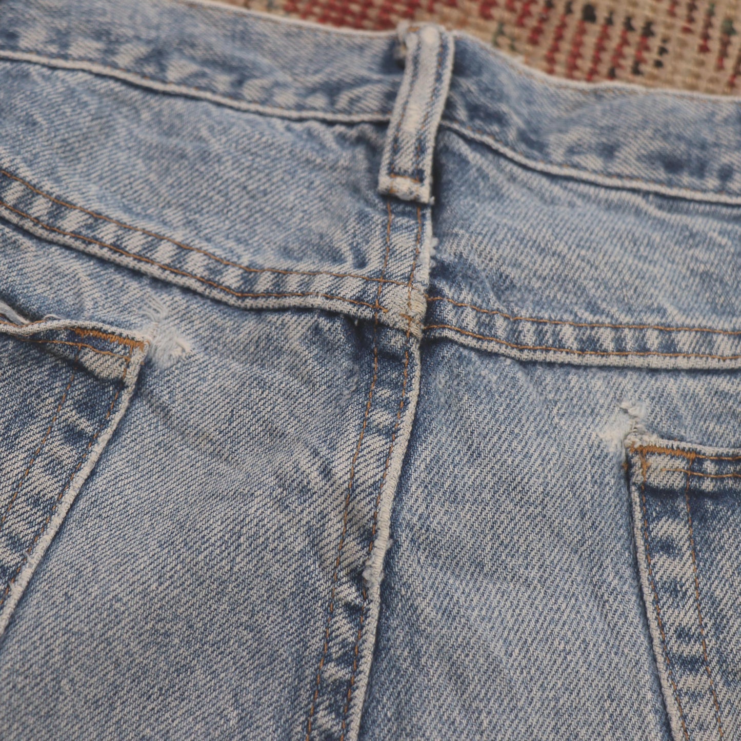 Wrangler W36 L28 Straight Leg Blue Denim Jeans