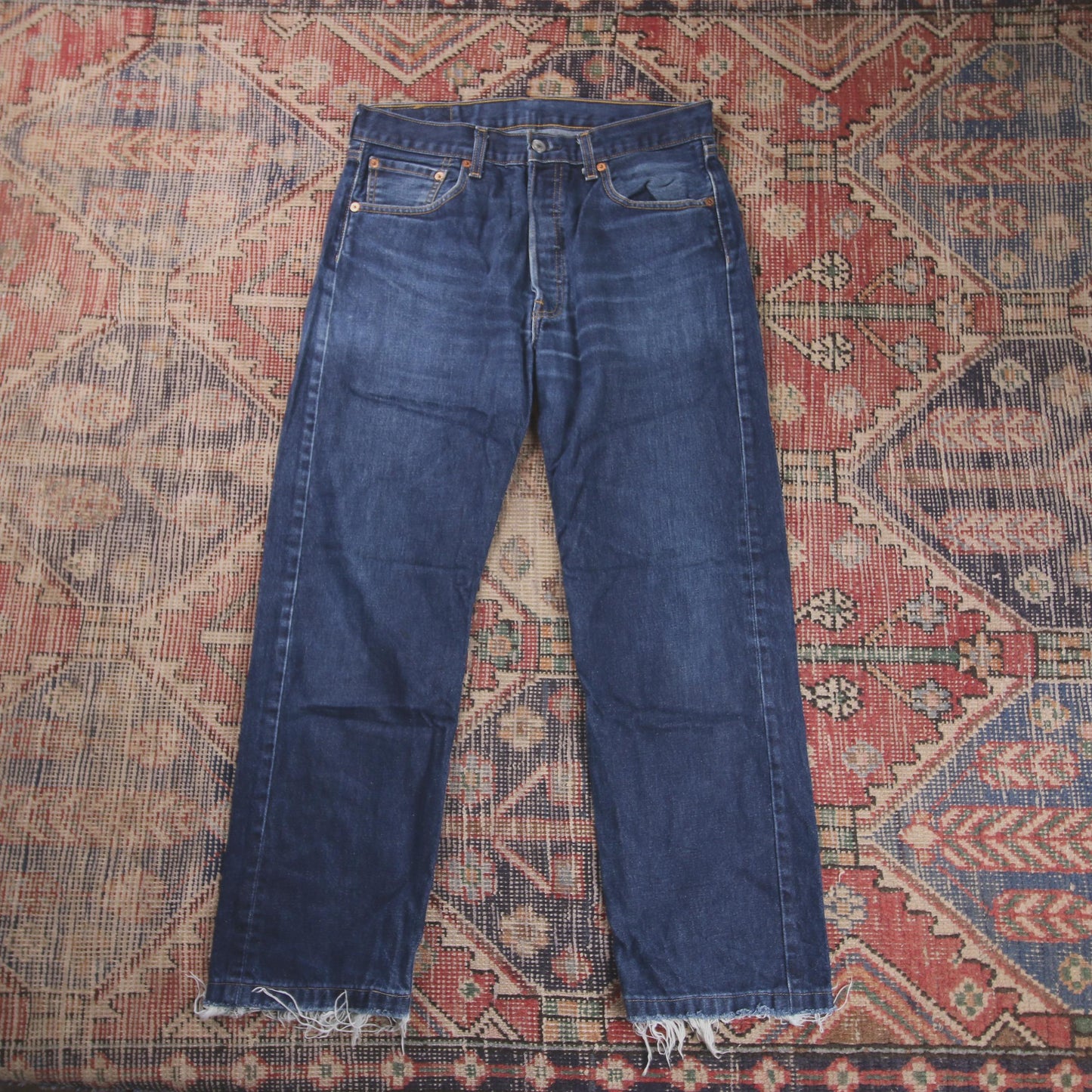 Levi's 501 W33 L27 Original Fit Blue Denim Jeans