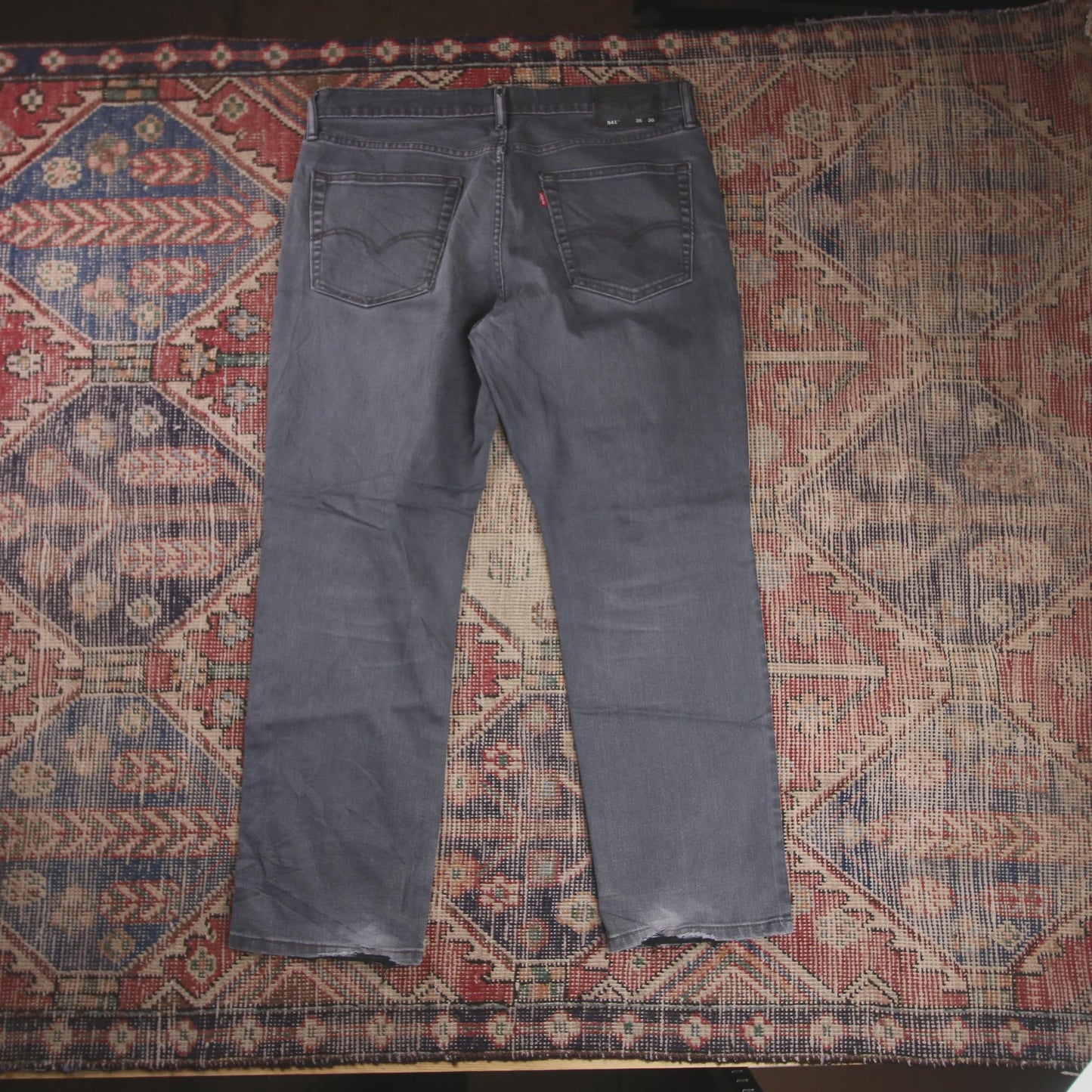 Levi's 541 W38 L28 Tapered Leg Black Denim Jeans