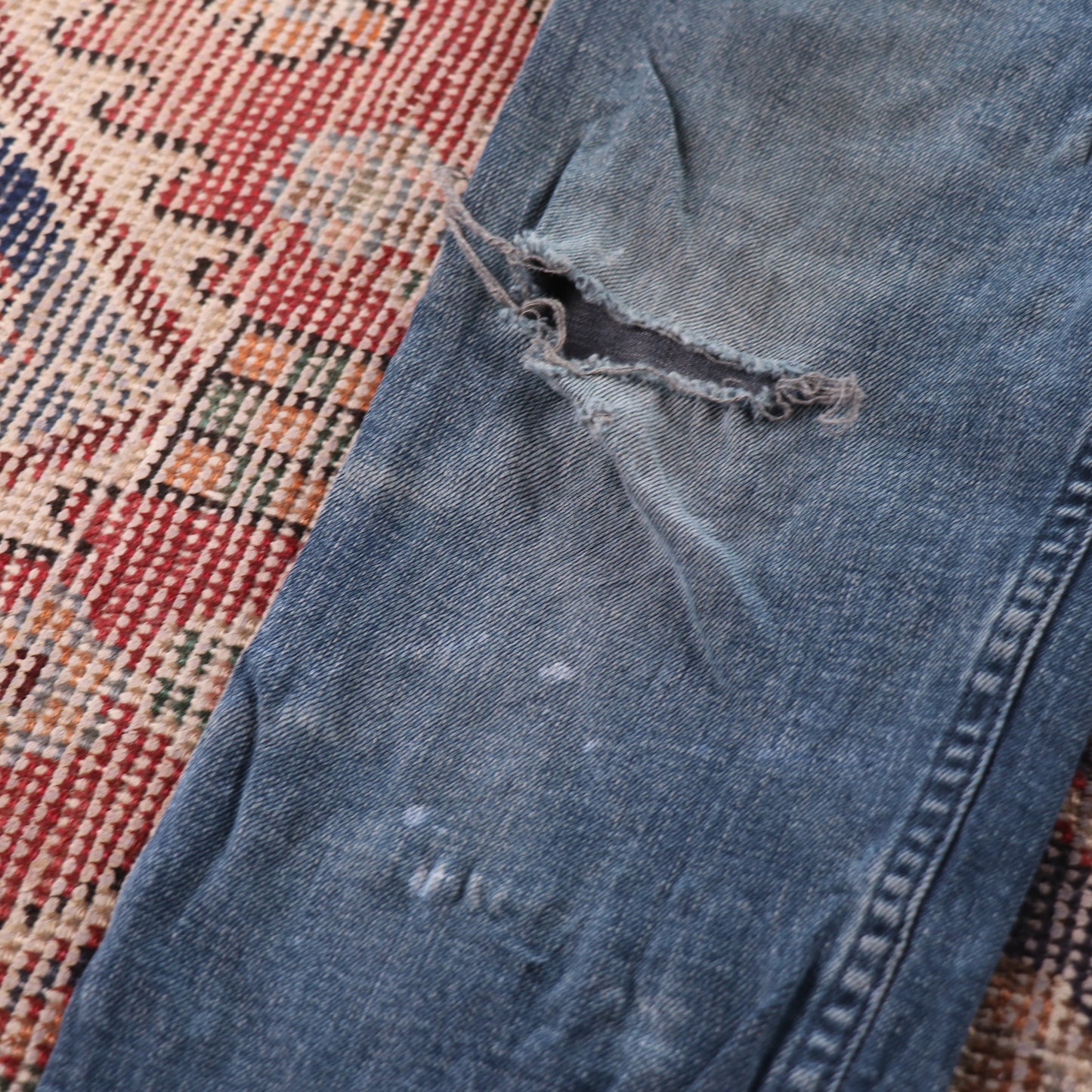 Levi's 721 Red Tab W28 L29 Skinny Blue Denim Jeans