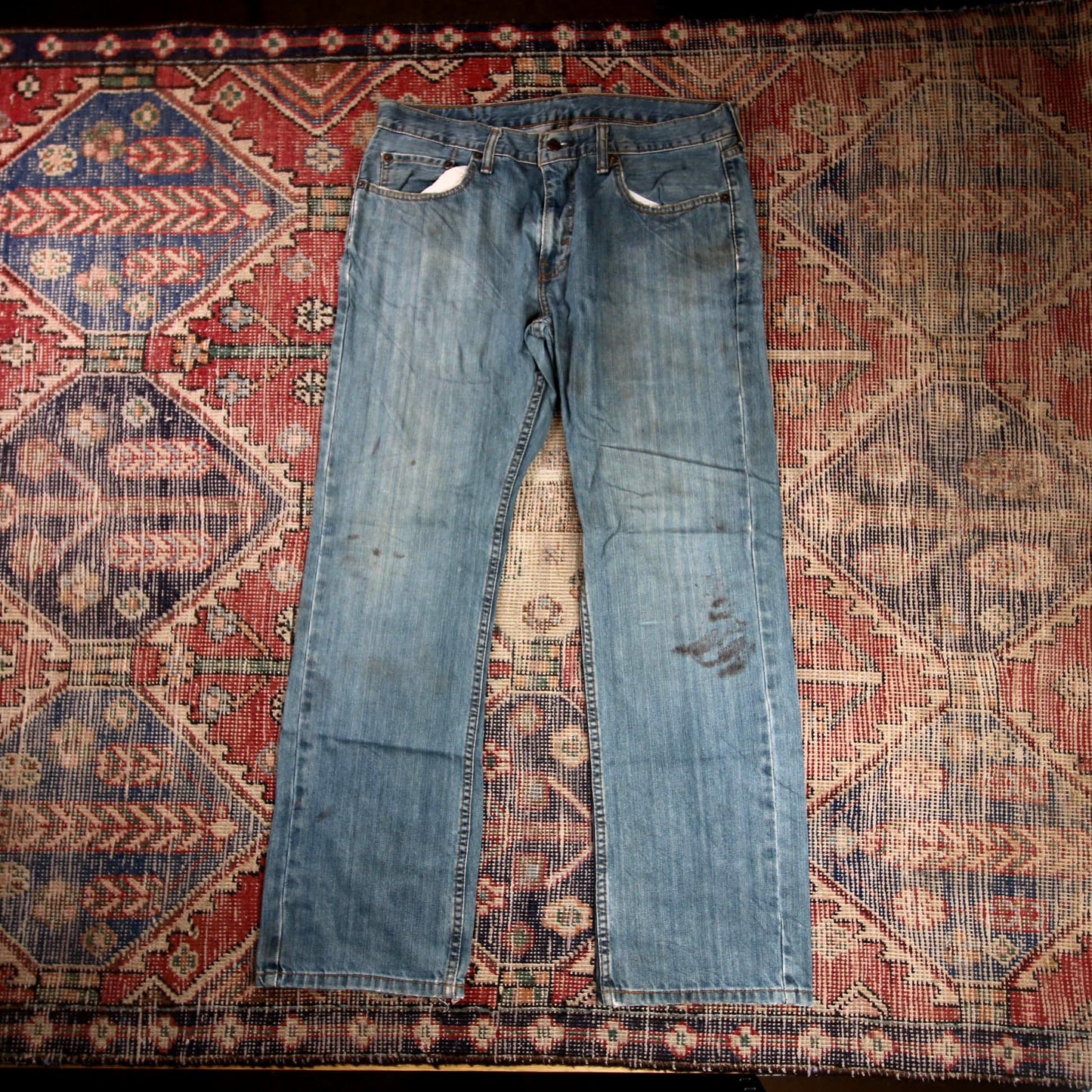 Levi's 559 W34 L30 Straight Leg Relaxed Fit Blue Denim Jeans