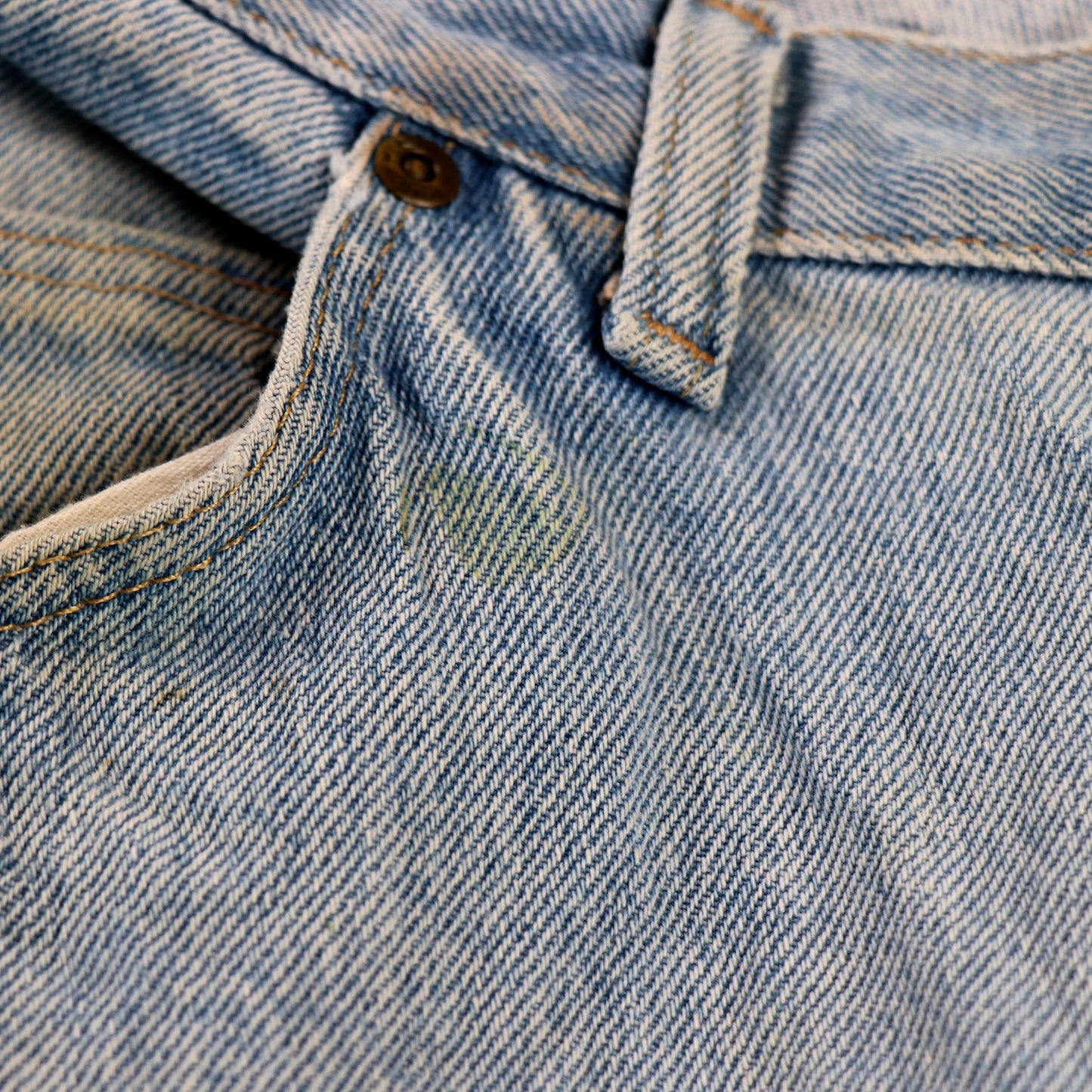 Wrangler W36 L33 Straight Leg Relaxed Fit Blue Denim Jeans