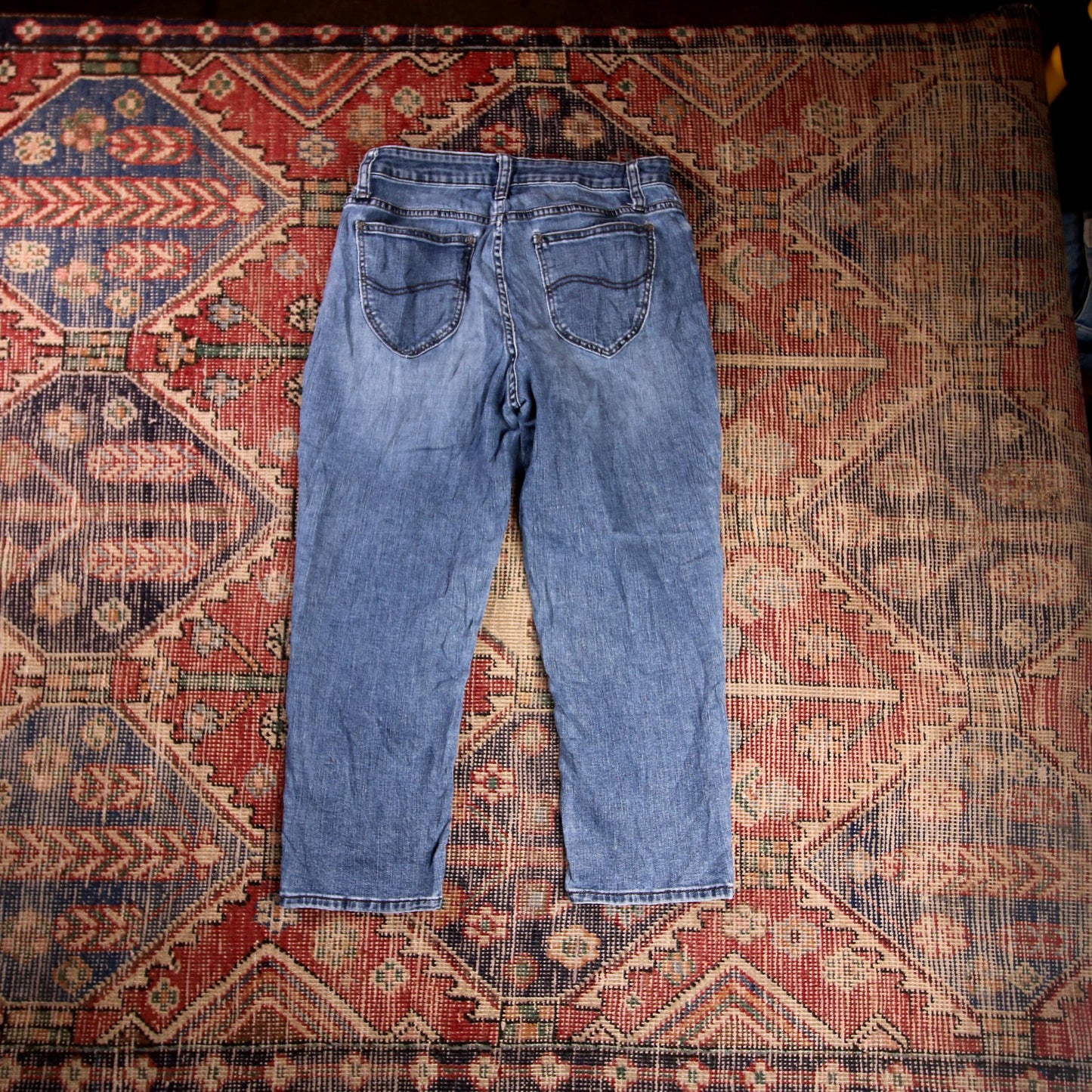 Lee W30 L22 Capri Blue Denim Jeans