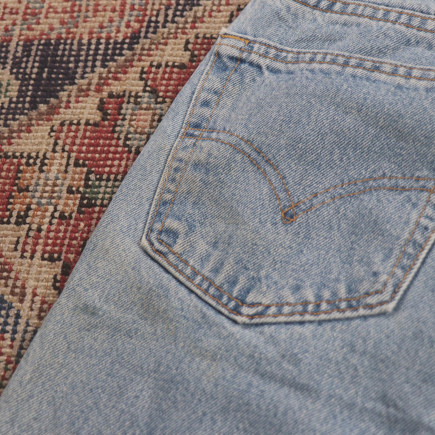 Levi's 505 W30 L33 Straight Leg Regular Fit Blue Denim Jeans