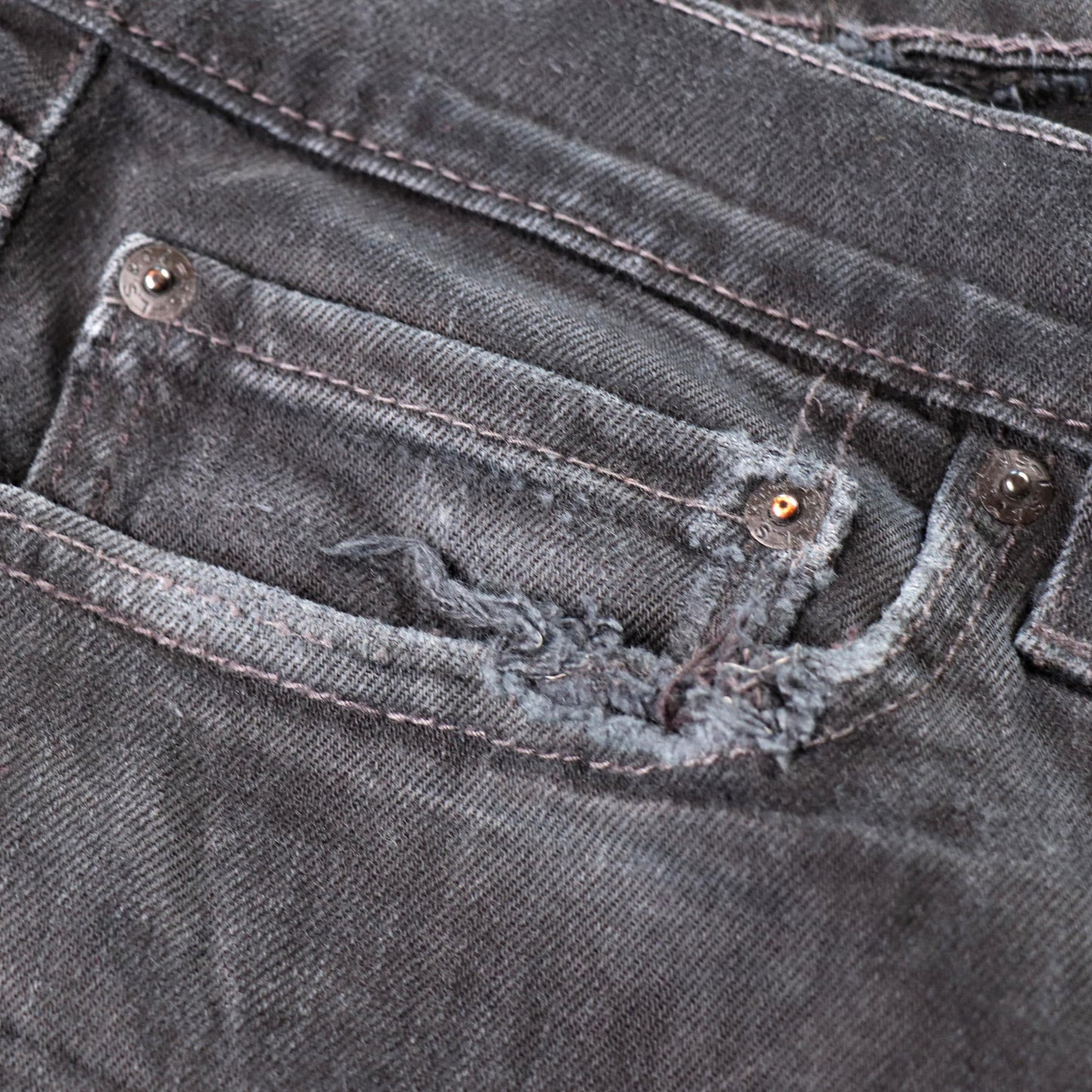 Levi's Red Tab W30 L31 Slim Straight Leg Jeans Black Denim Jeans