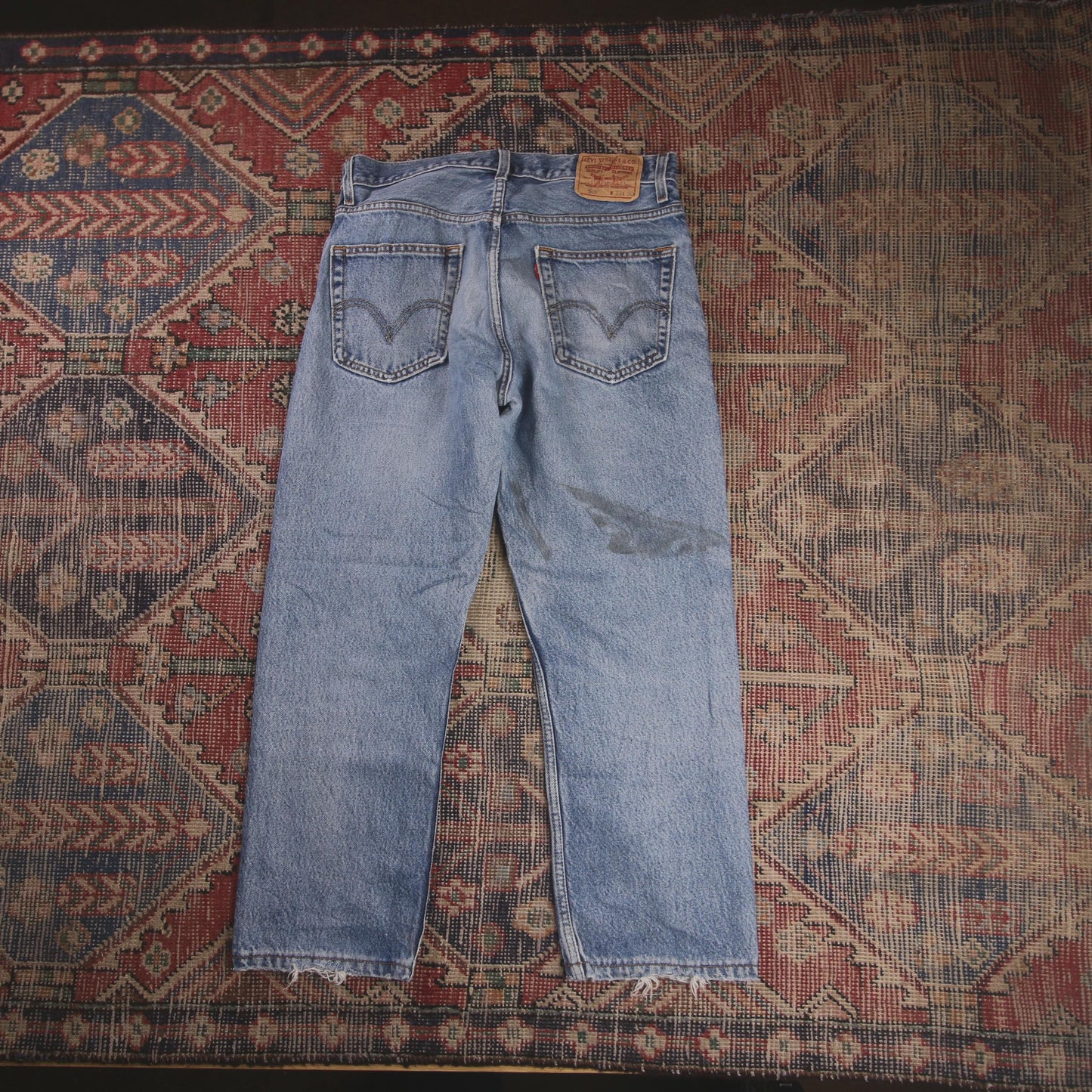Levi's 505 W32 L26 Straight Leg Regular Fit Blue Denim Jeans