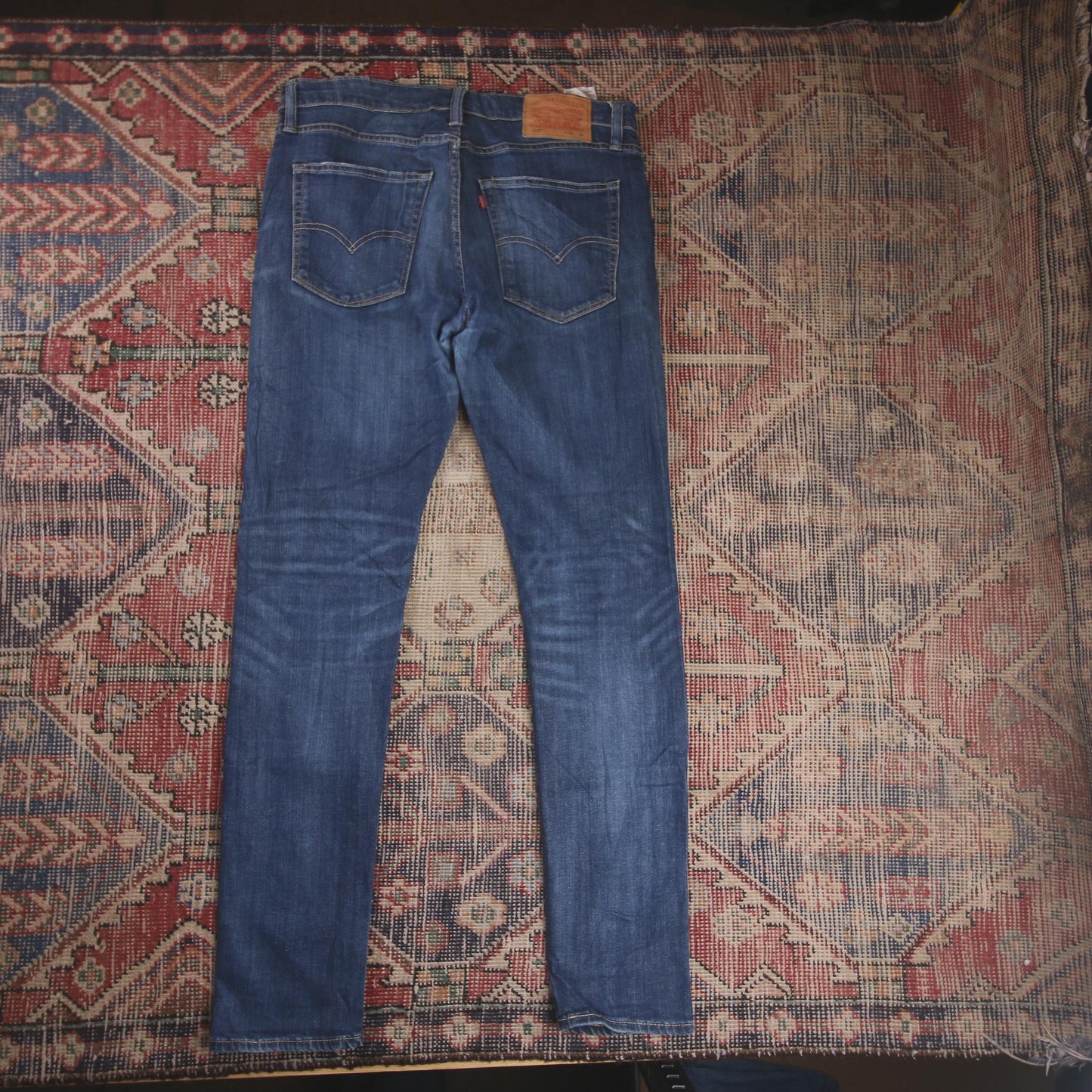 Levi's 512 W34 L32 Tapered Leg Slim Fit Blue Denim Jeans