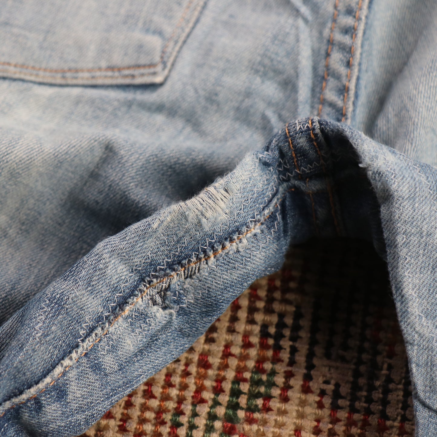 Levi's W30 L34 Skinny Classic Ripped Style Blue Denim Jeans