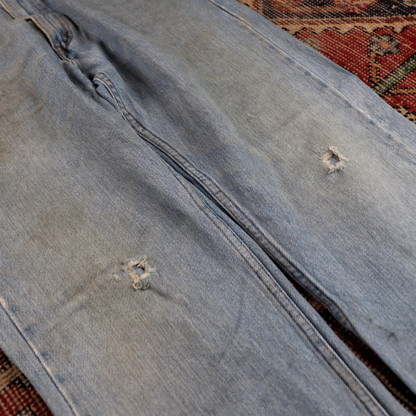 Levi's 505 W32 L28 Straight Leg Regular Fit Blue Denim Jeans