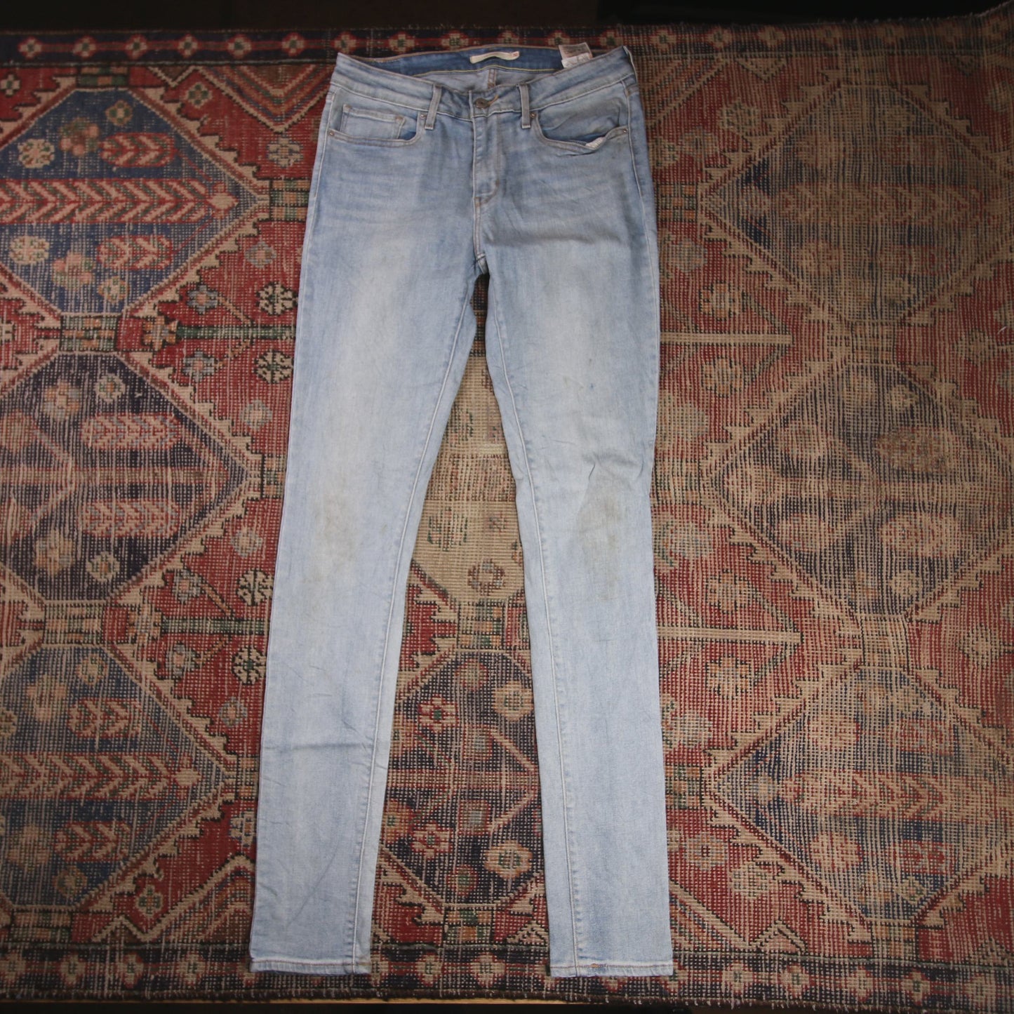 Levi's 711 W32 L35 Skinny Blue Denim Jeans