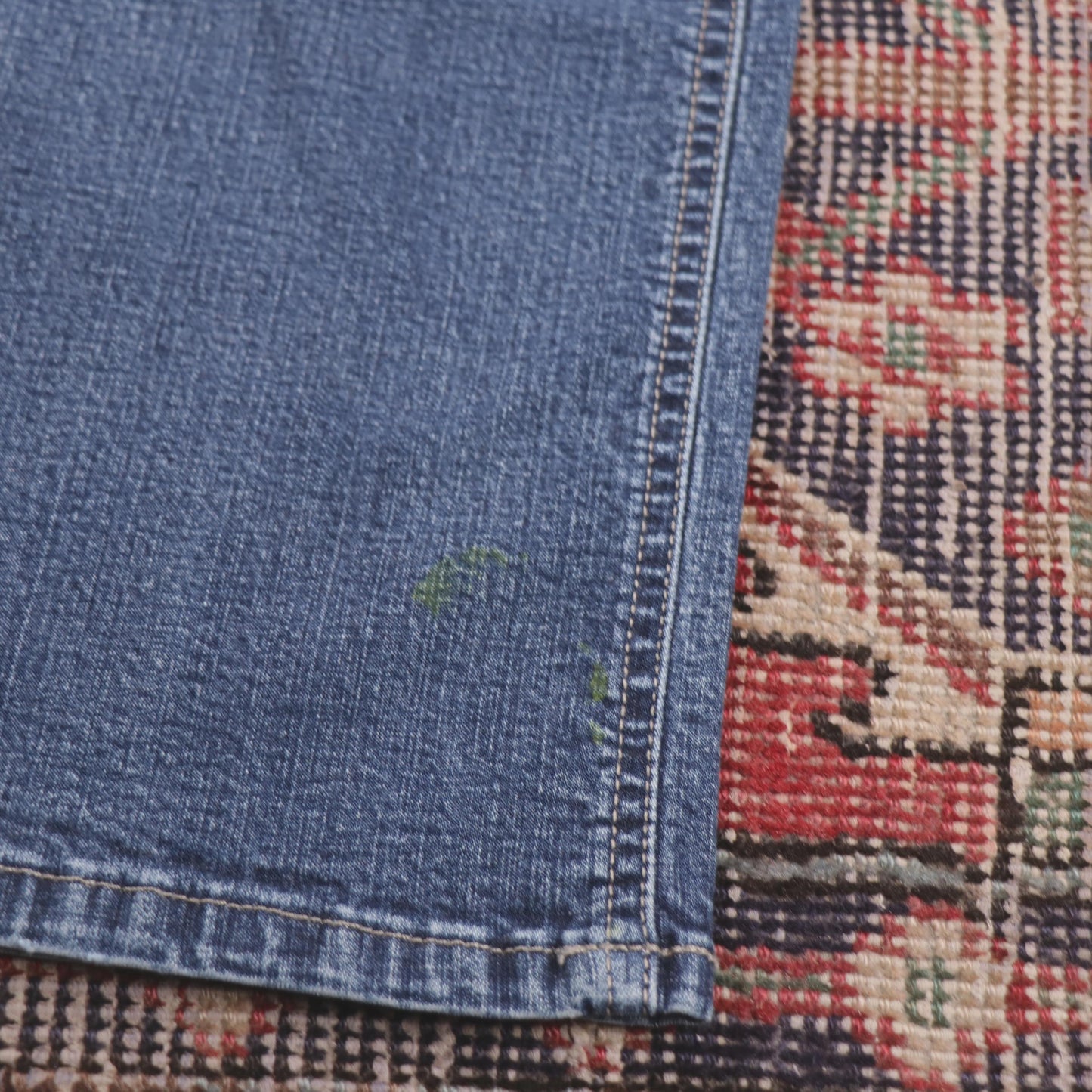 Lee W32 L28 Straight Leg Blue Denim Jeans
