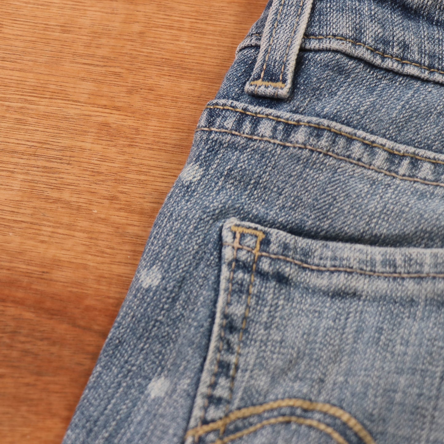 Levi's 524 Red Tab W32 L27 Bootcut Blue Denim Jeans