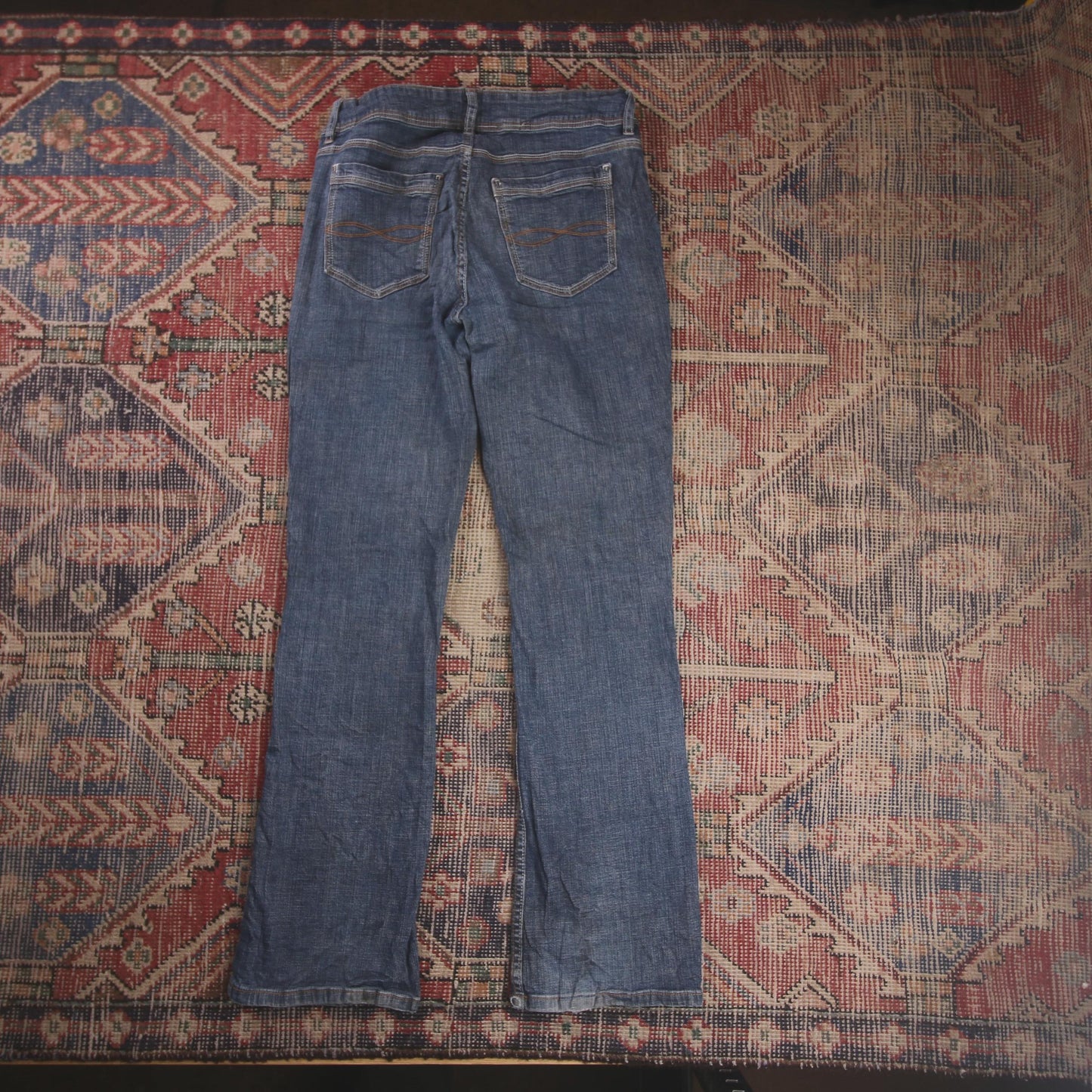 Lee W32 L30 Flared Blue Denim Jeans