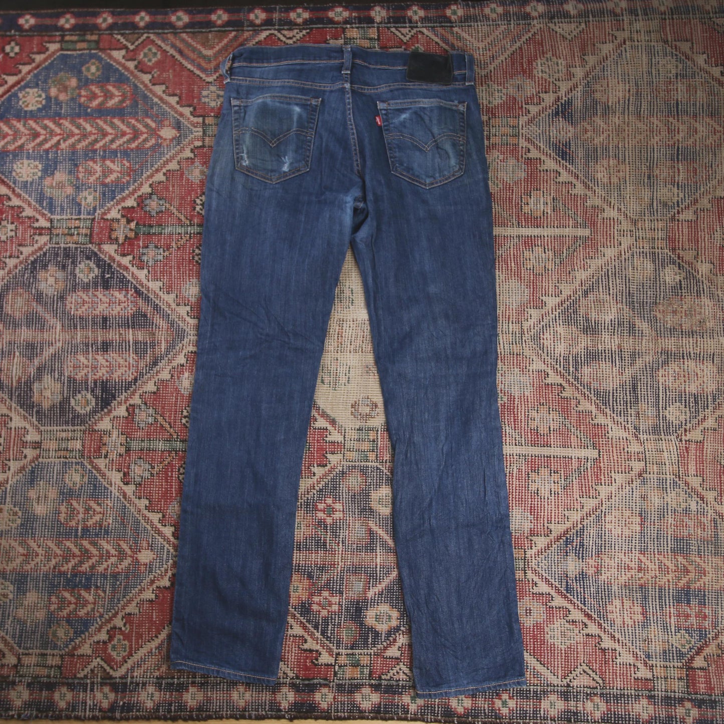 Levi's W34 L31 Slim Fit Blue Denim Jeans