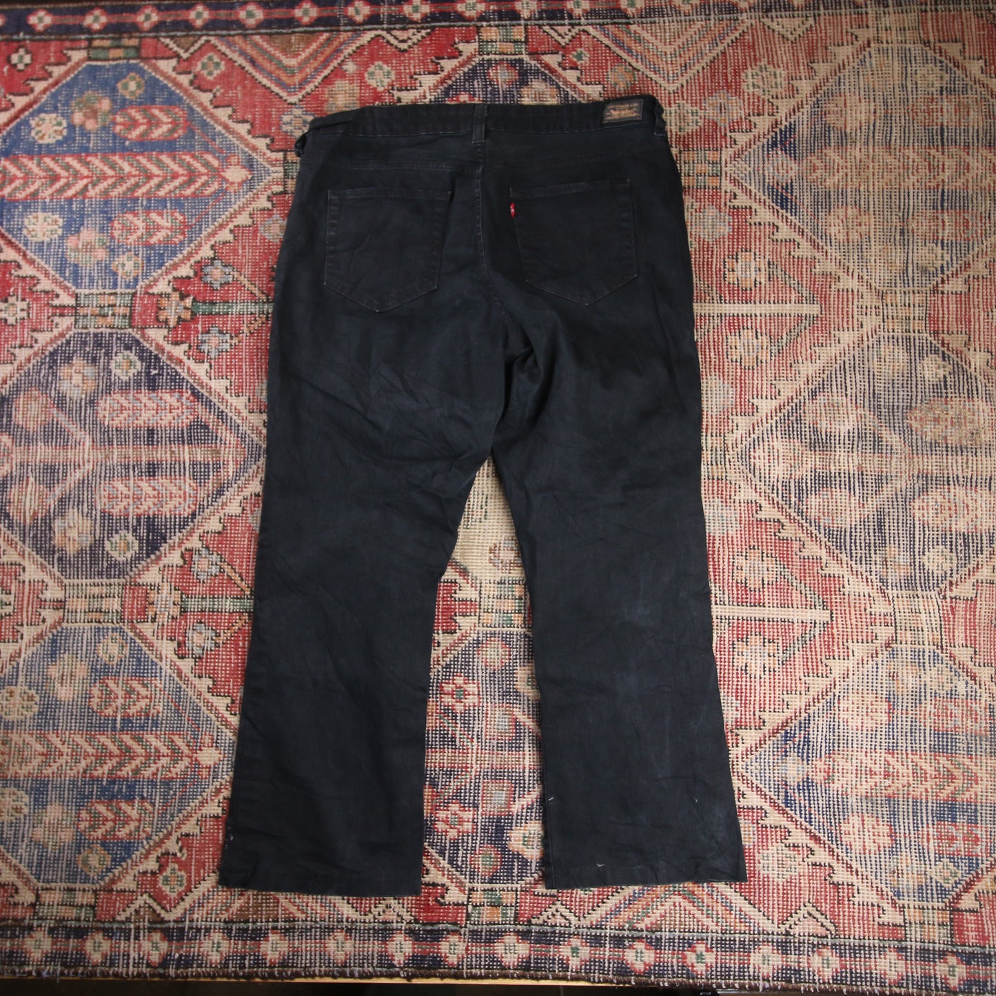 Levi's 512 W36 L26 Bootcut Black Denim Jeans
