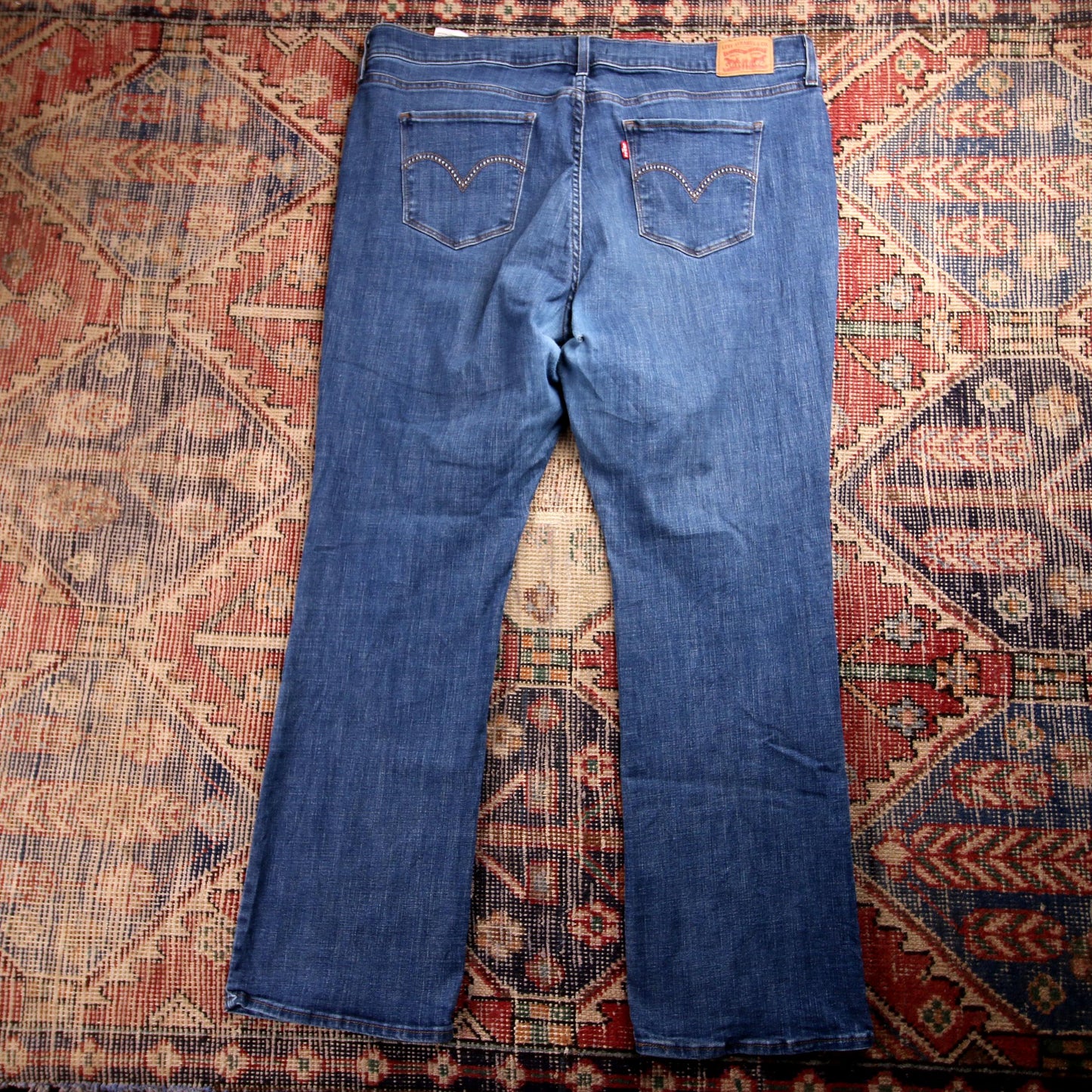 Levi's 415 W44 L30 Bootcut Blue Denim Jeans