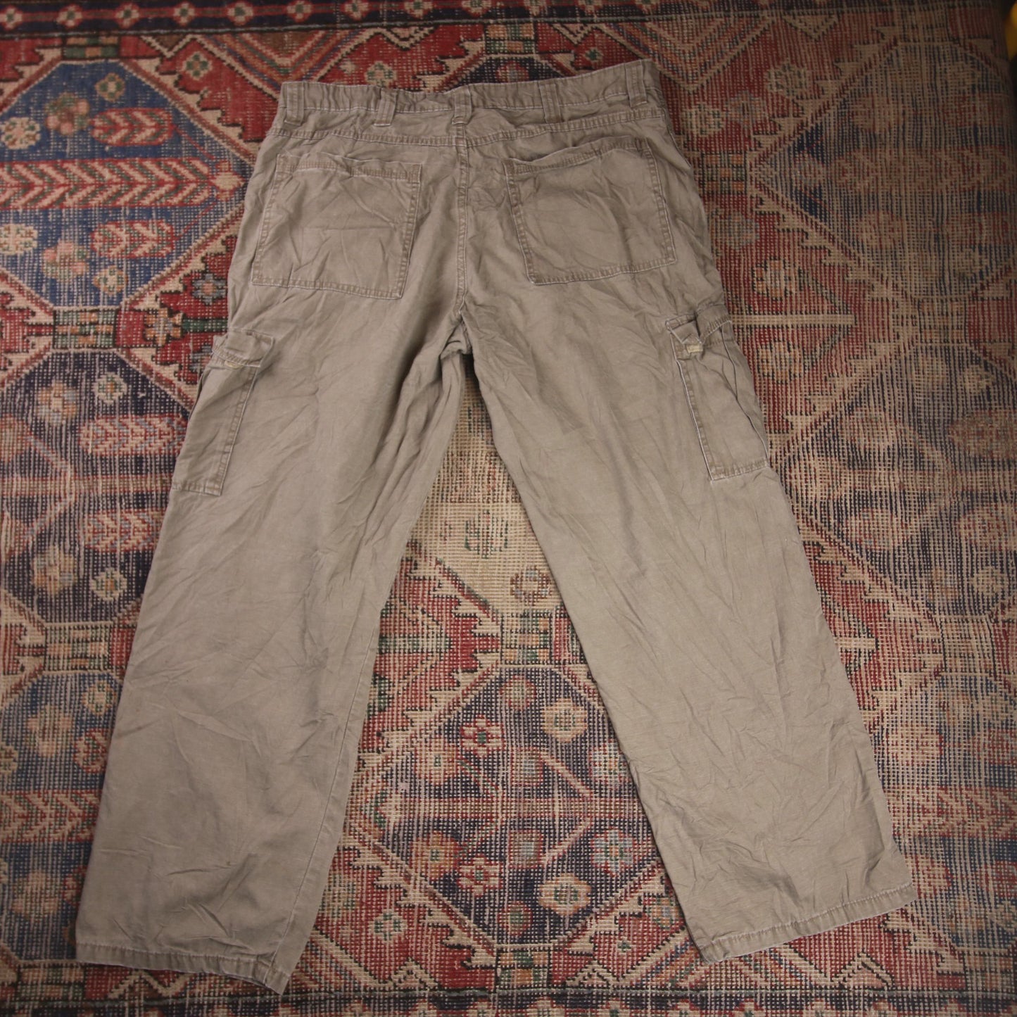 Wrangler W36 L29 Cargos Beige Denim Trousers